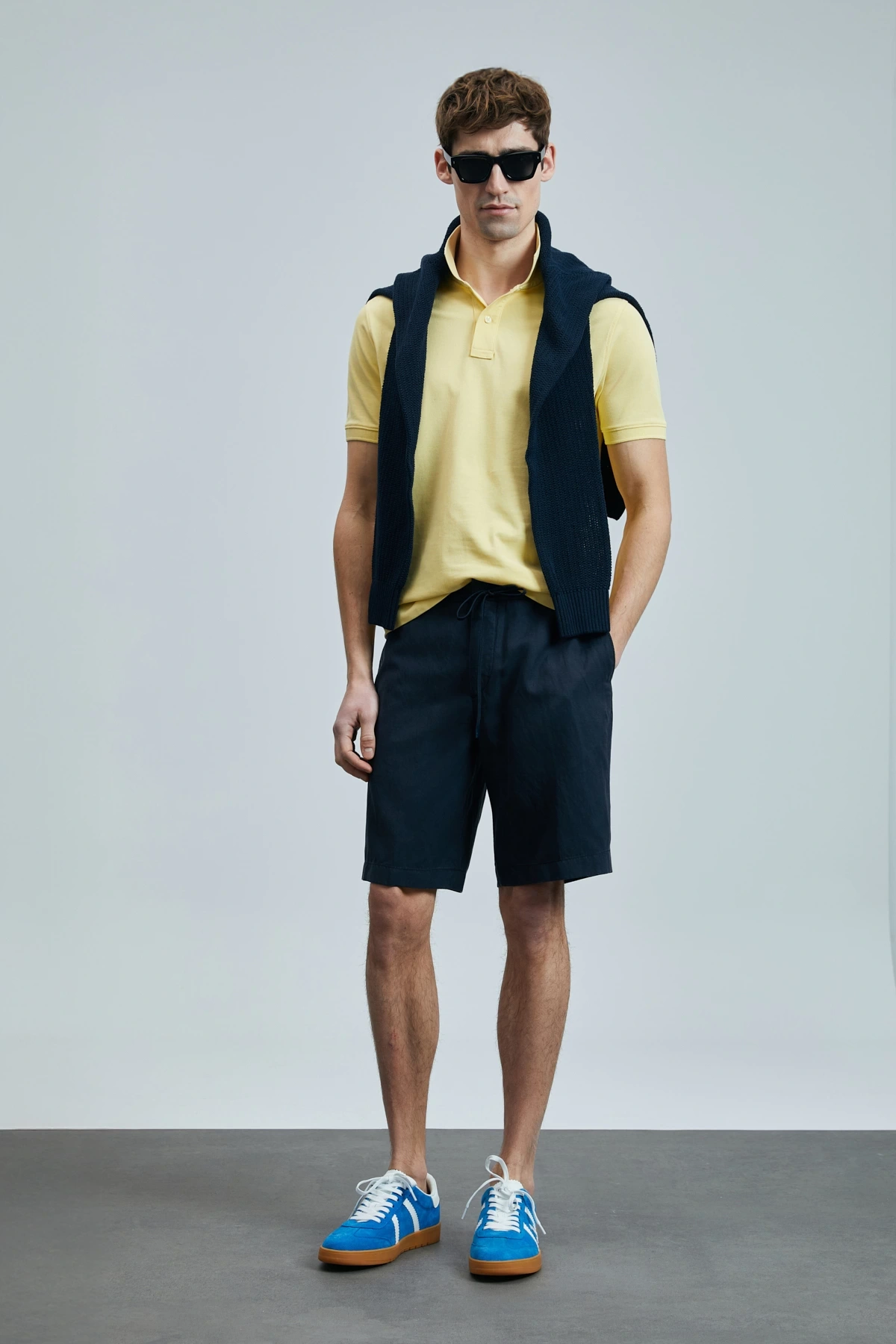 Lufian Erkek Laon Polo Yaka Sarı T-Shirt 111040206