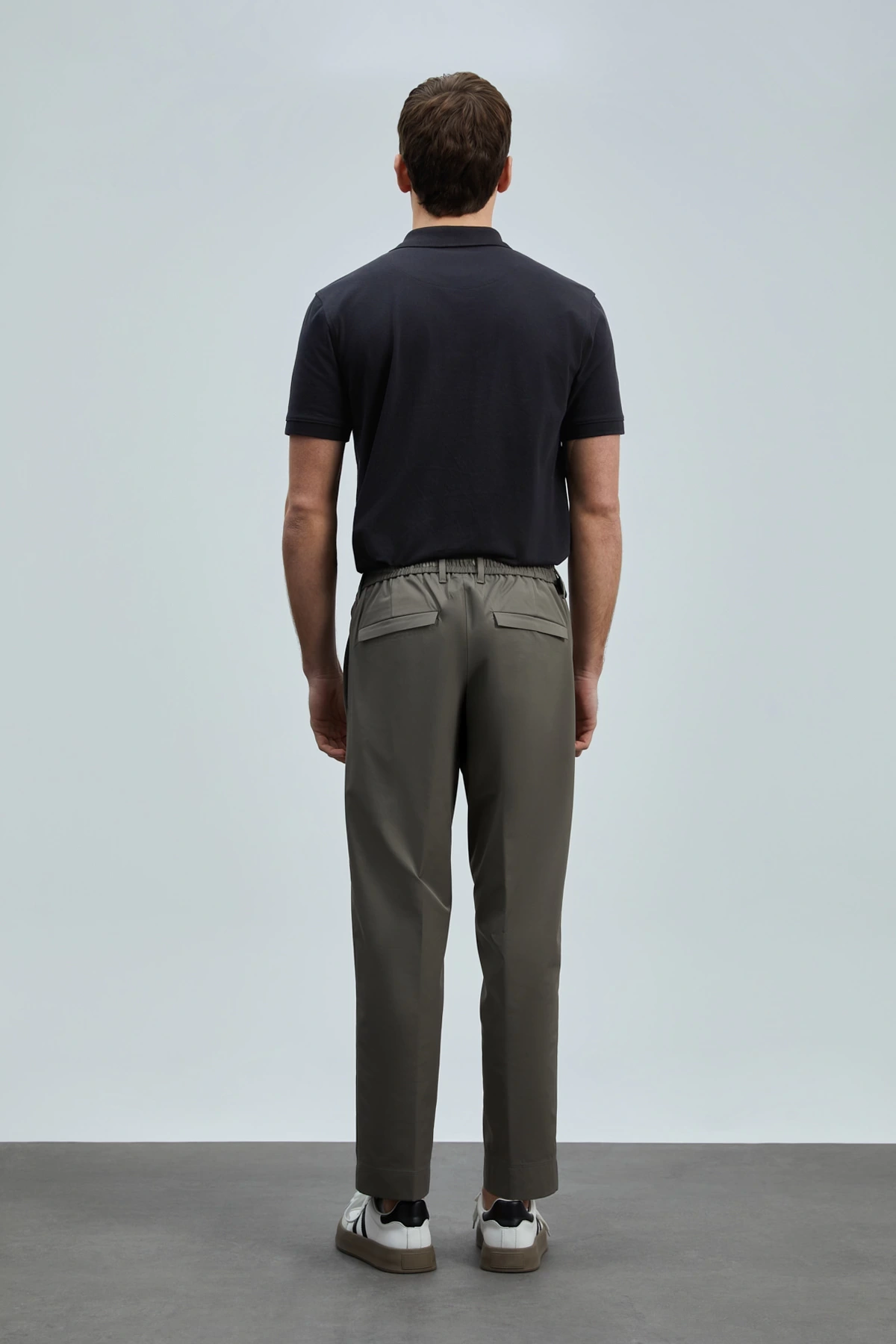 Lufian Laon Erkek Polo Yaka Siyah T-Shirt 111040206
