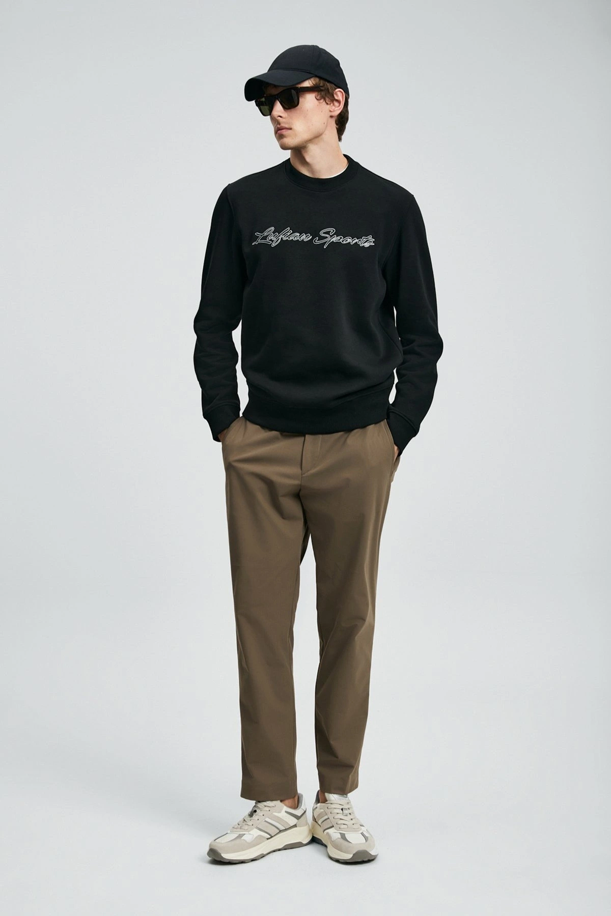 Lufian Loved Erkek Siyah Sweatshirt 112030170