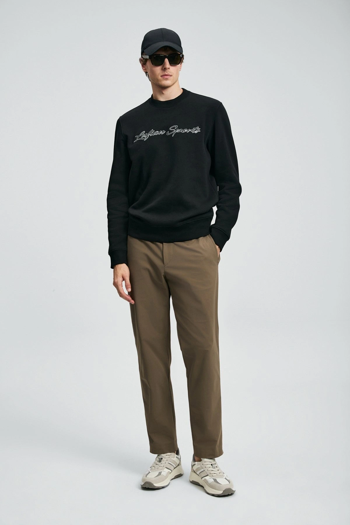 Lufian Loved Erkek Siyah Sweatshirt 112030170