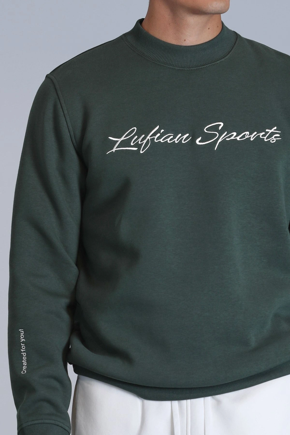 Lufian Loved Erkek Yeşil Sweatshirt 112030137