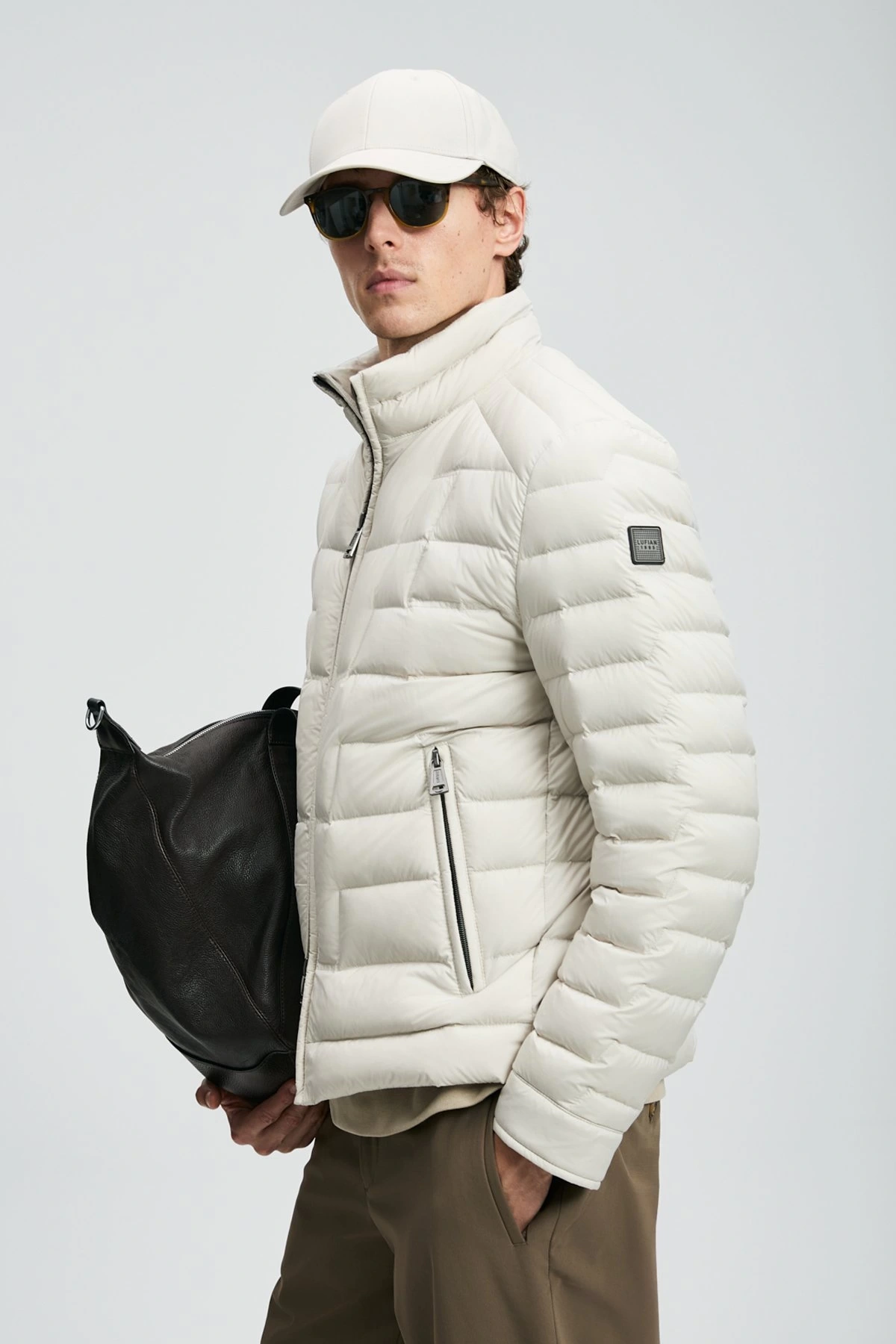 Lufian Lukas Kaz Tüyü Erkek Ekru Mont 112120245