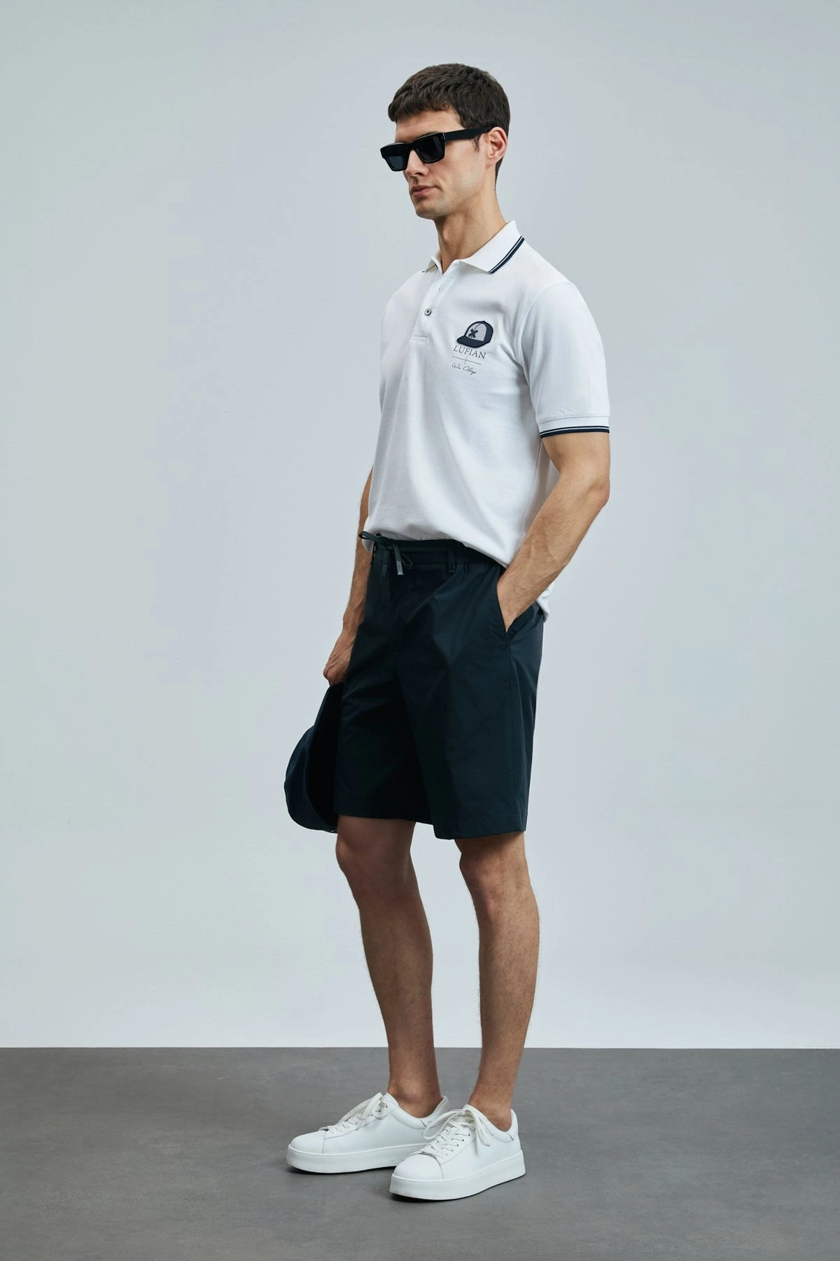 Lufian Luus Erkek Siyah Spor Şort 111210080