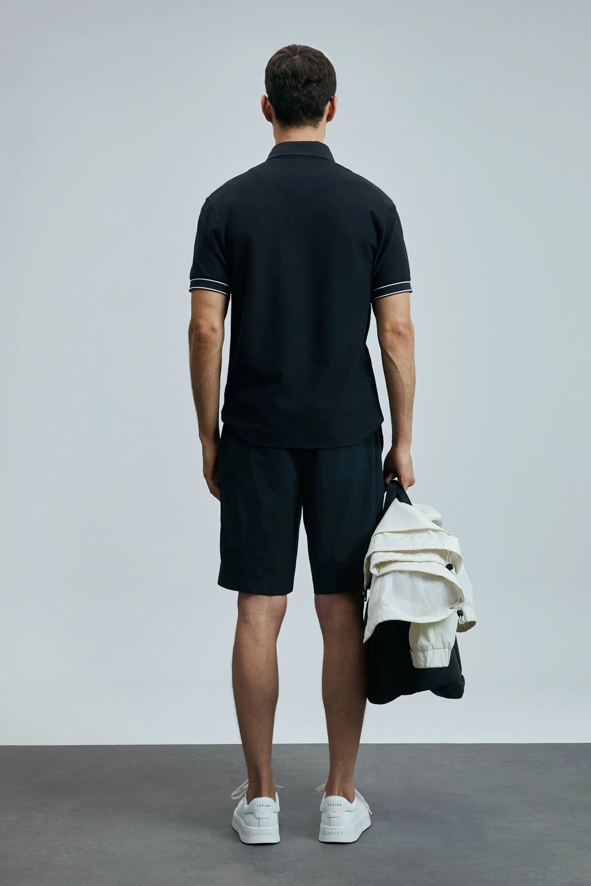 Lufian Luus Erkek Siyah Spor Şort 111210080