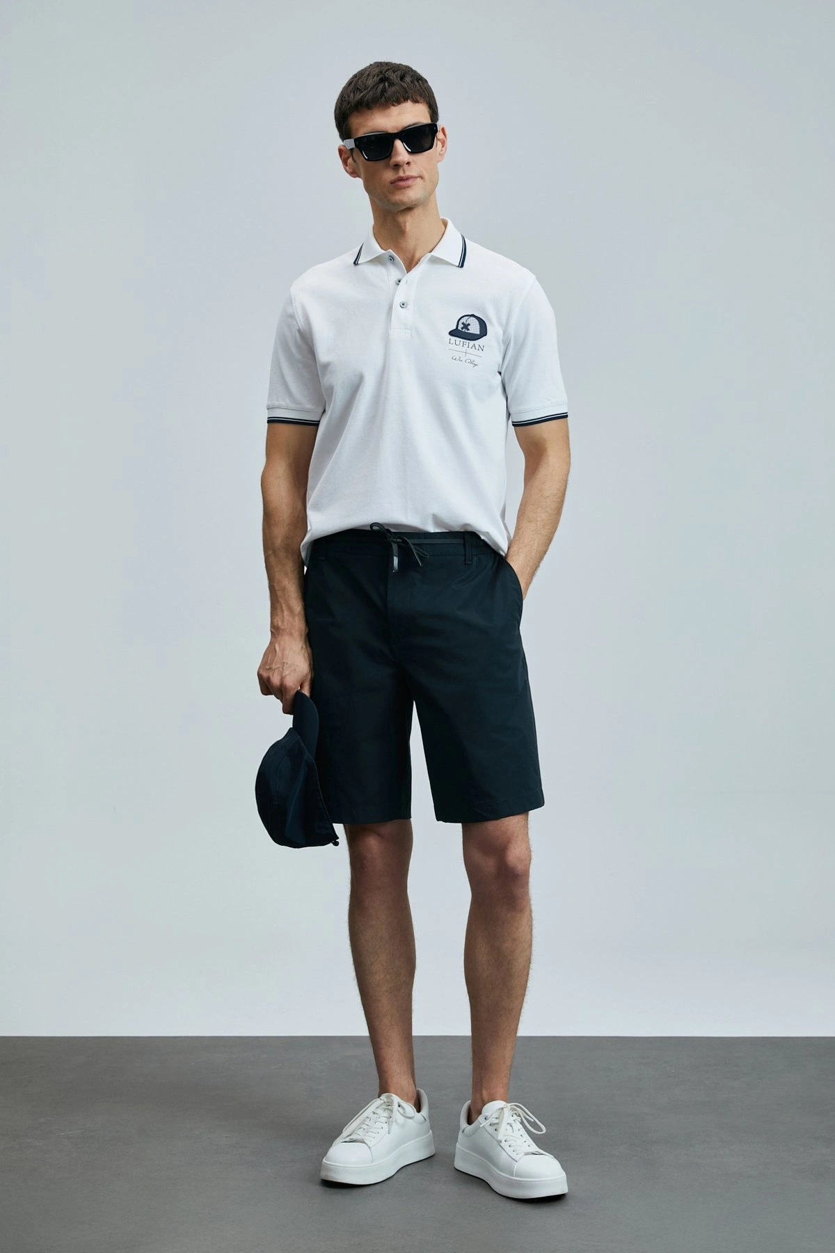 Lufian Luus Erkek Siyah Spor Şort 111210080