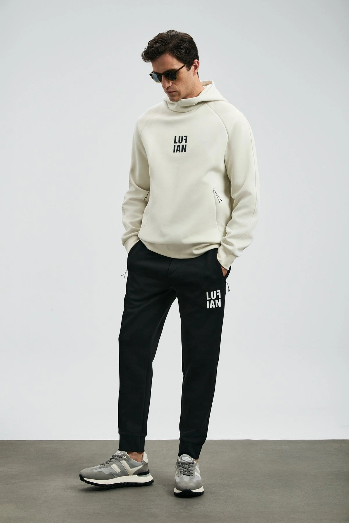 Lufian Mata Erkek Siyah Eşofman Altı 112050077