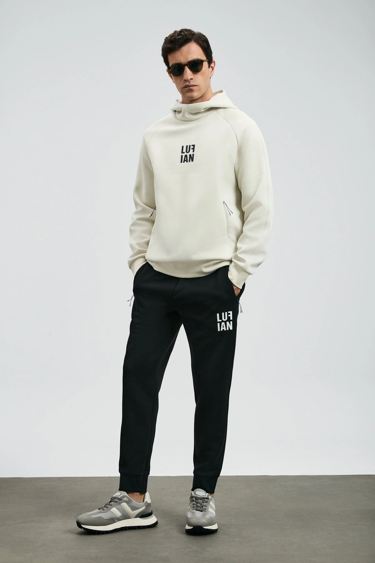 Lufian Mata Erkek Siyah Eşofman Altı 112050077