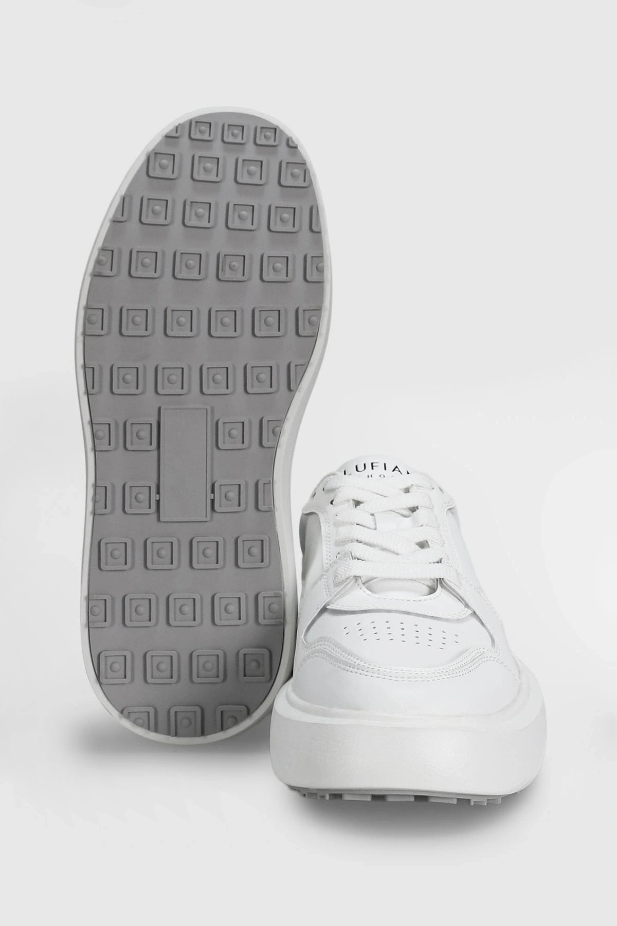 Lufian Mateas Erkek Beyaz Deri Sneaker 112230251