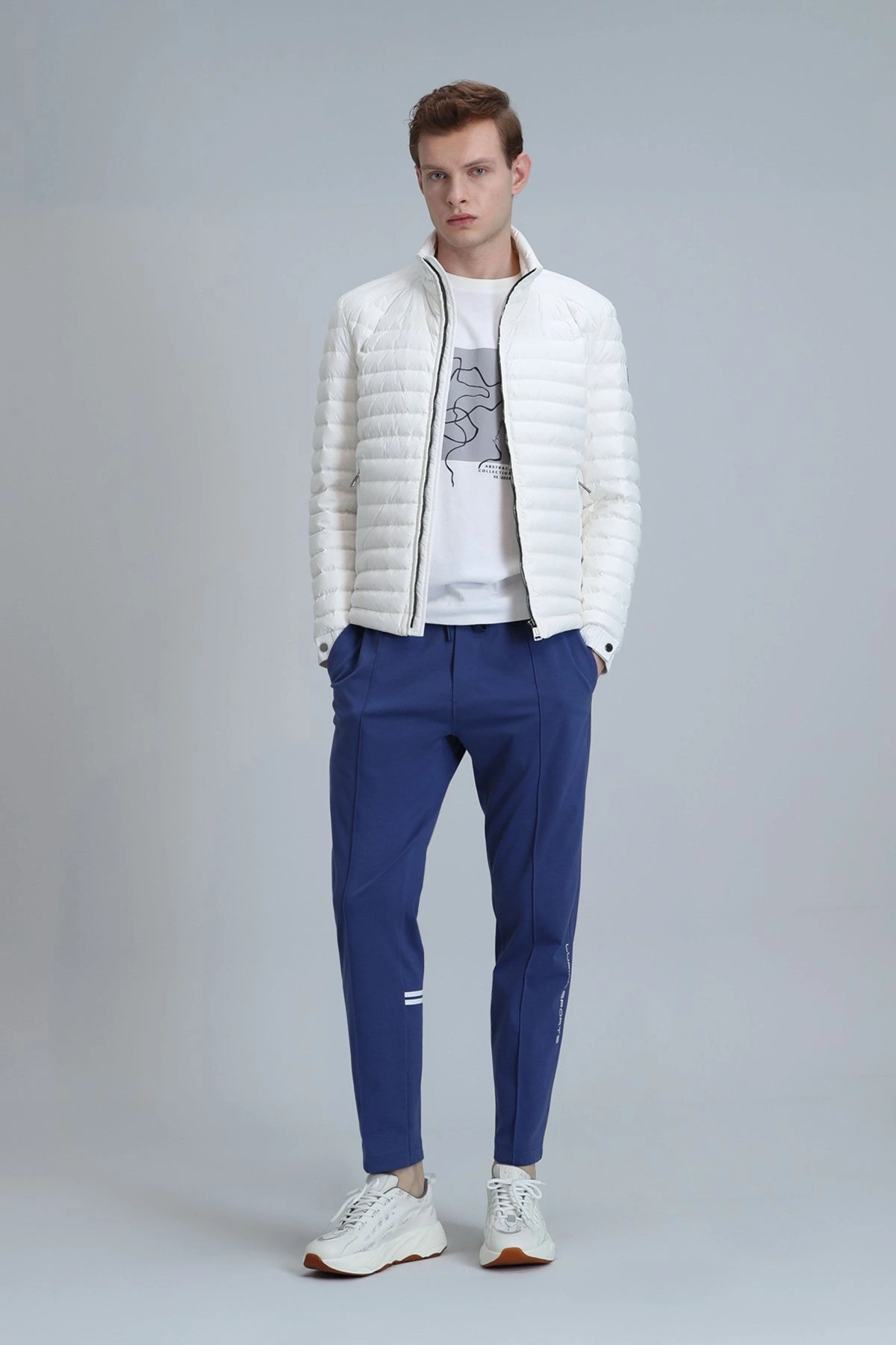 Lufian Mode Erkek Saks Mavisi Eşofman Altı 111050026