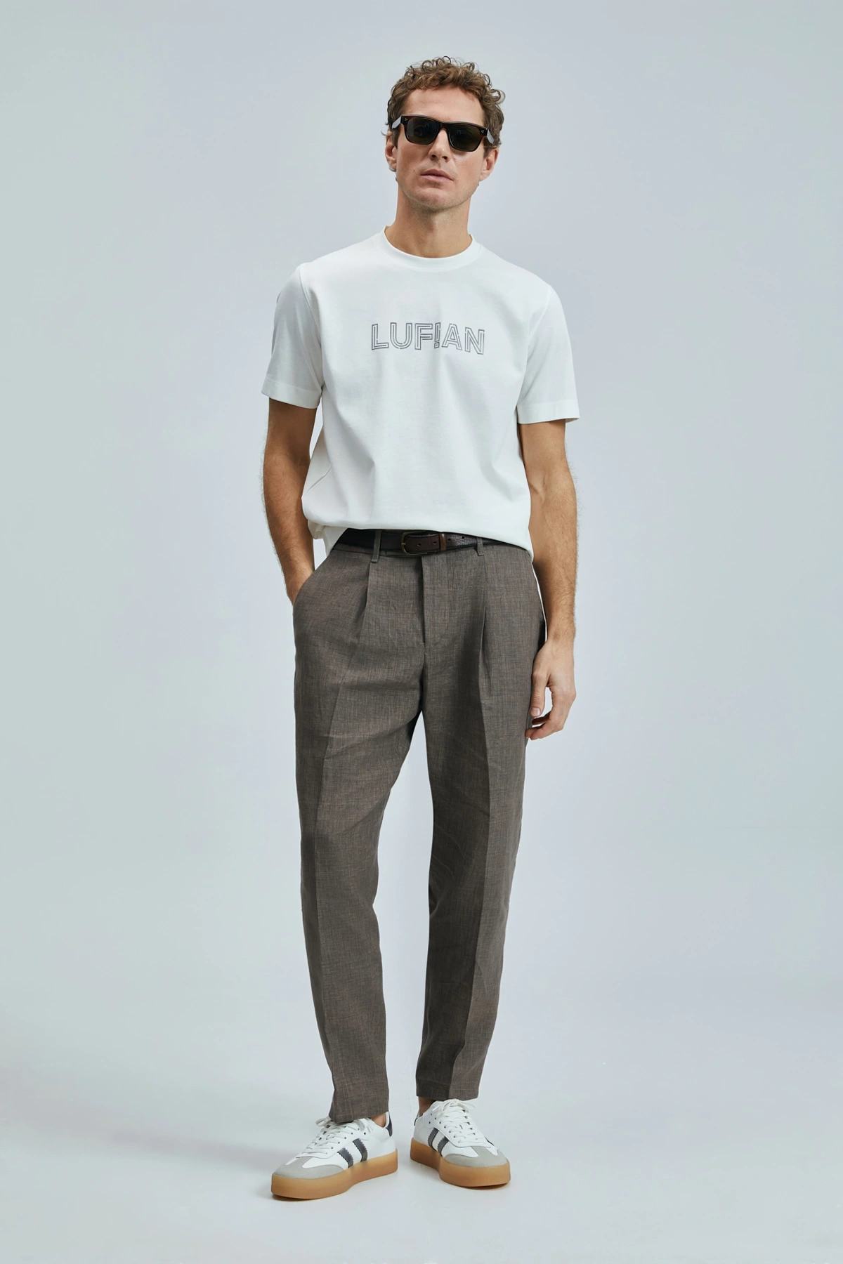 Lufian Modern Grafik Think T-shirt 111020240