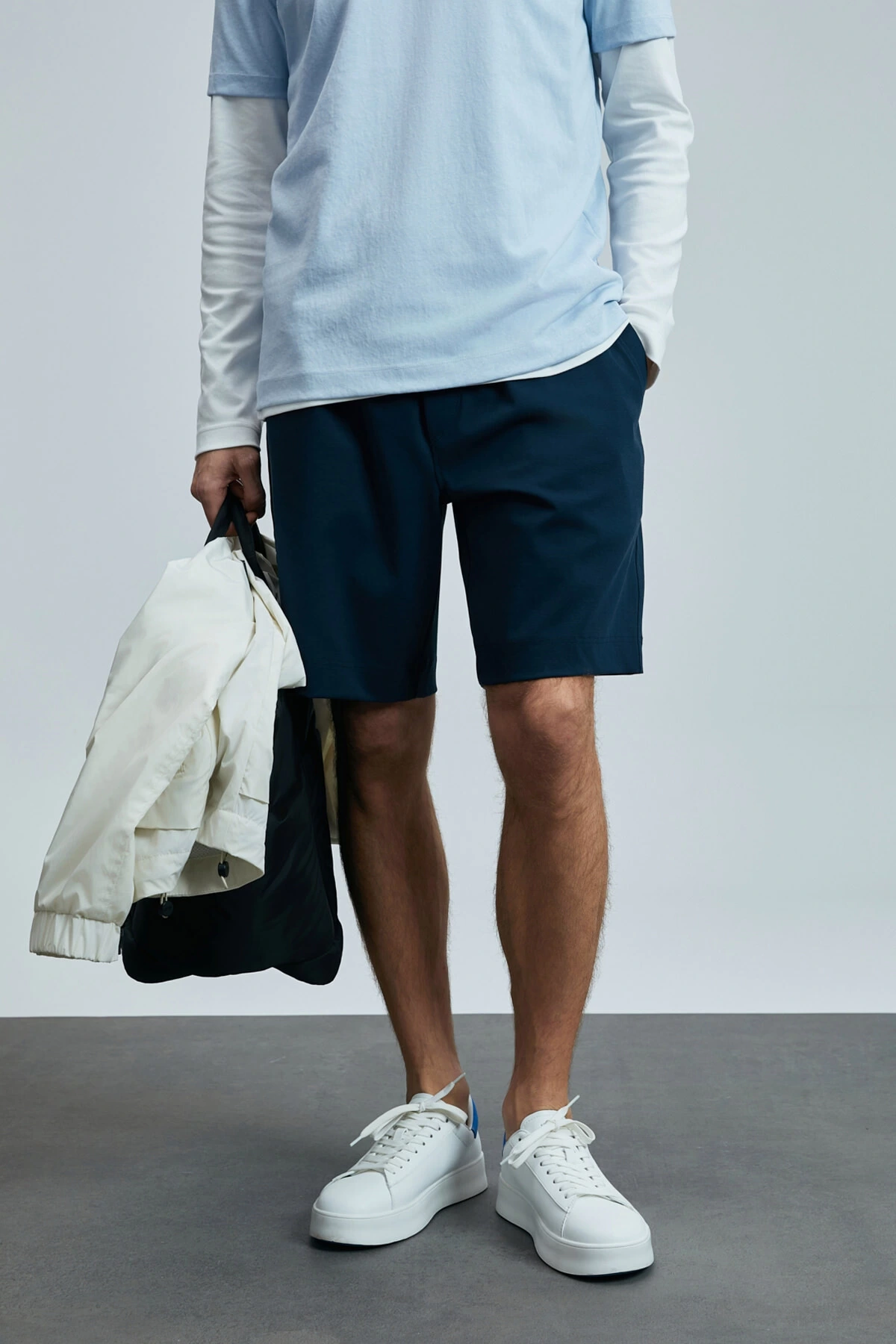 Lufian Erkek Moon Lacivert Şort Eşofman 11105004