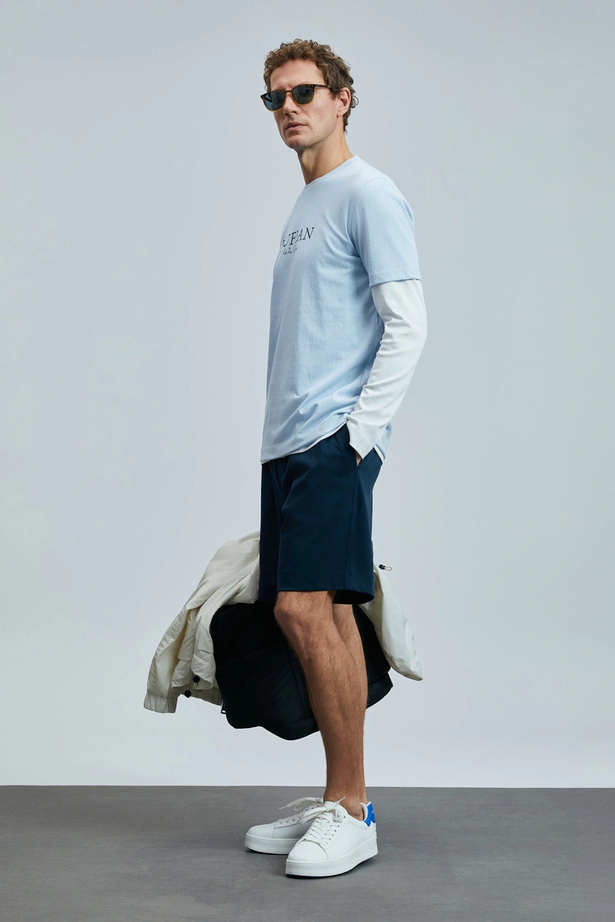 Lufian Erkek Moon Lacivert Şort Eşofman 11105004