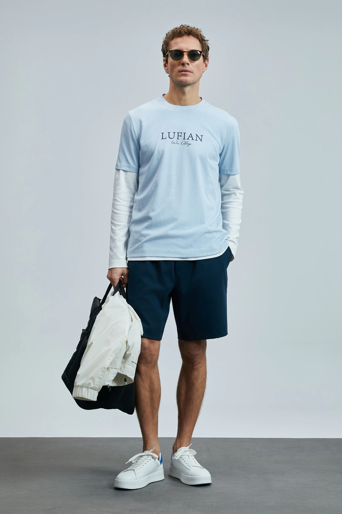 Lufian Erkek Moon Lacivert Şort Eşofman 11105004