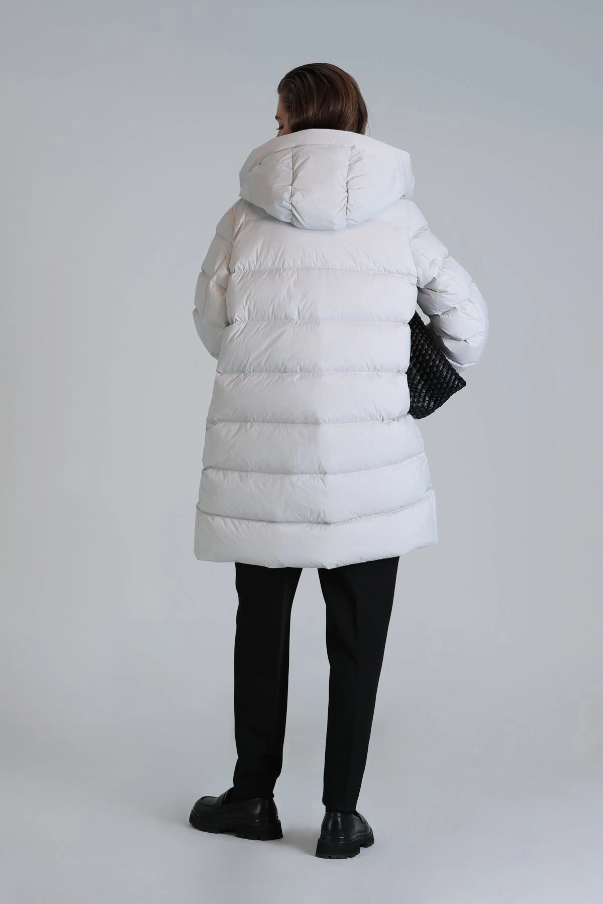 Olivia Kaz Tüyü Taş Rengi Kadın Mont 122120034