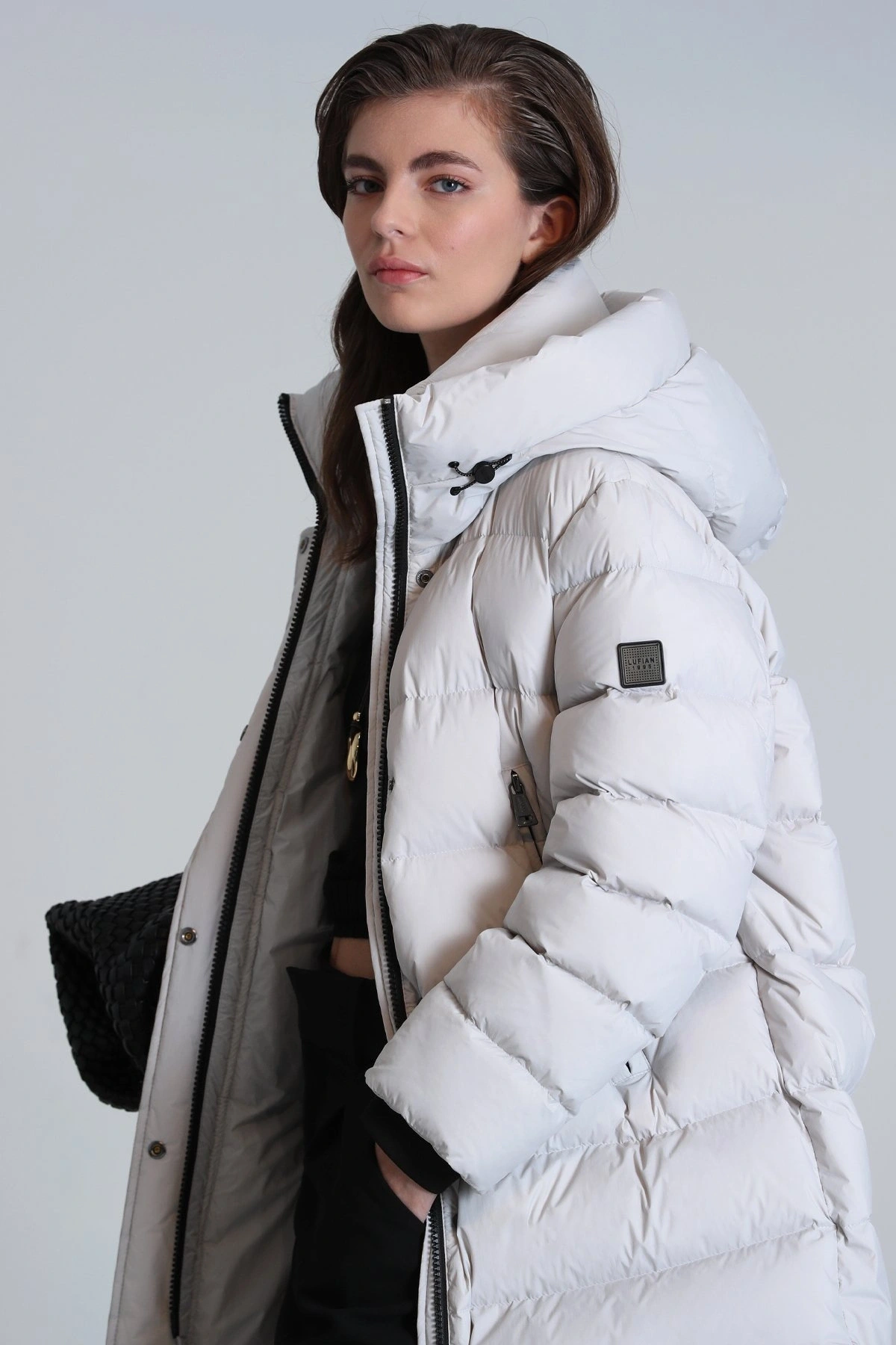 Olivia Kaz Tüyü Taş Rengi Kadın Mont 122120034