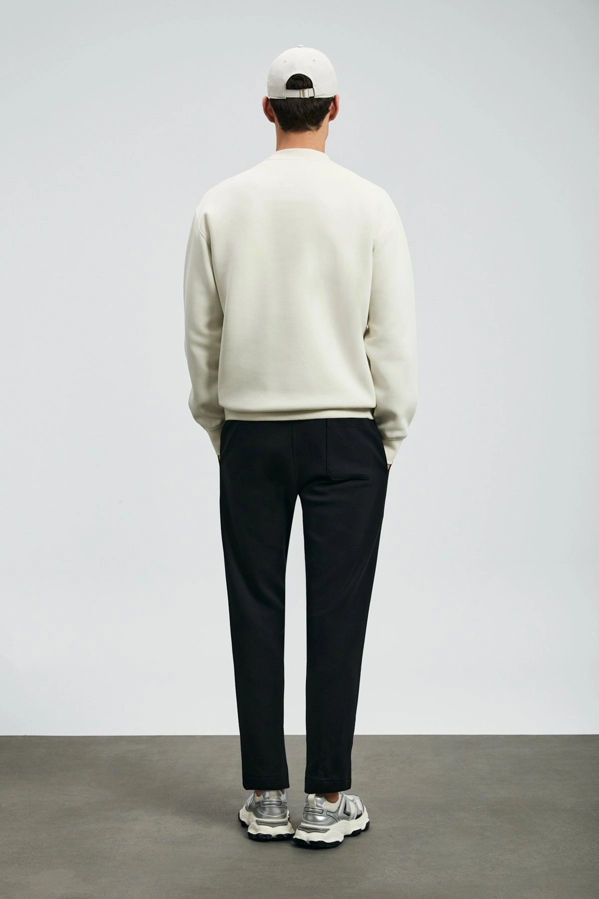 Lufian Oracle Erkek Kırık Beyaz Sweatshirt 112030178