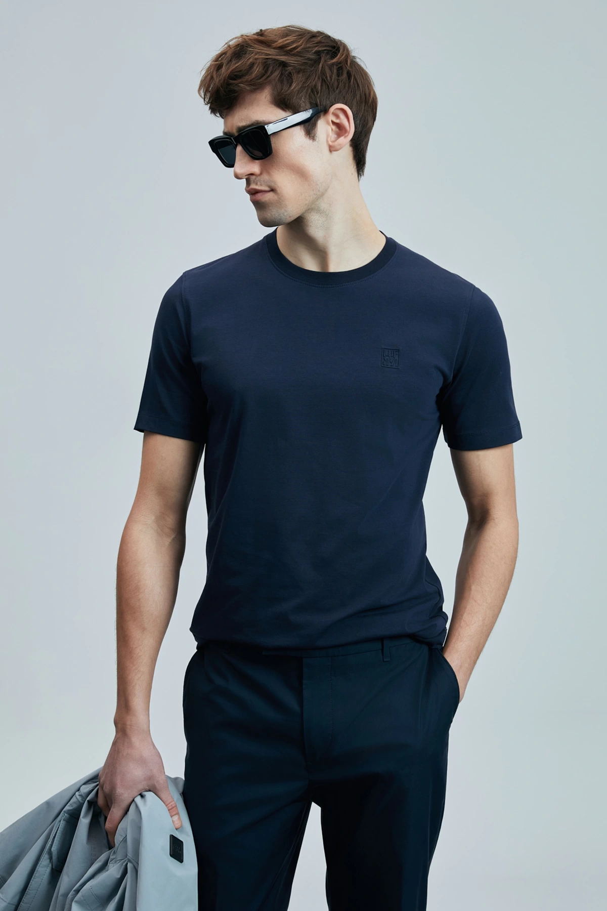 Lufian Erkek Pablo Lacivert T-Shirt 111020265