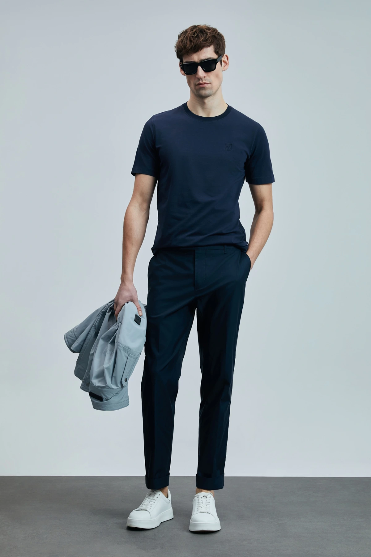 Lufian Erkek Pablo Lacivert T-Shirt 111020265