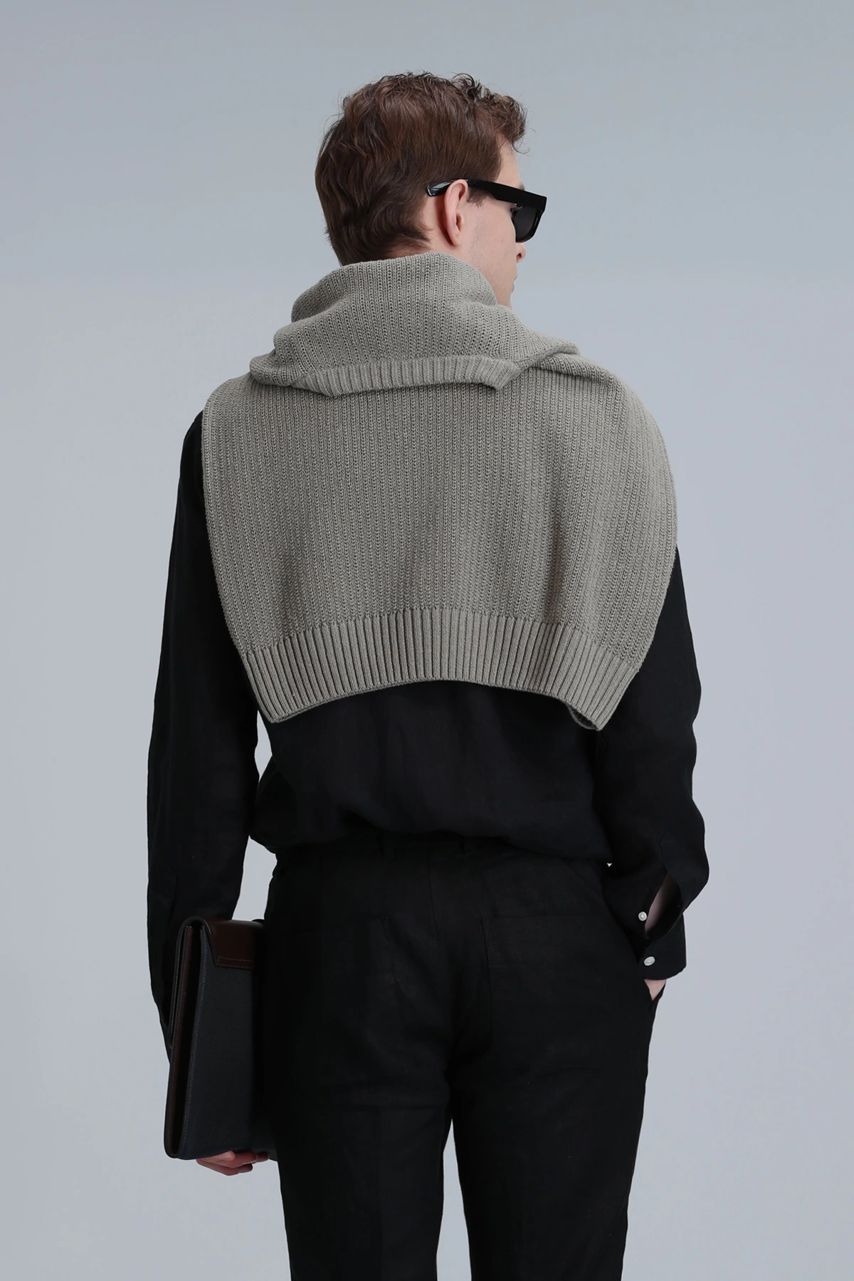 Lufian Erkek Pitaya Keten Comfort Siyah Gömlek 111010611