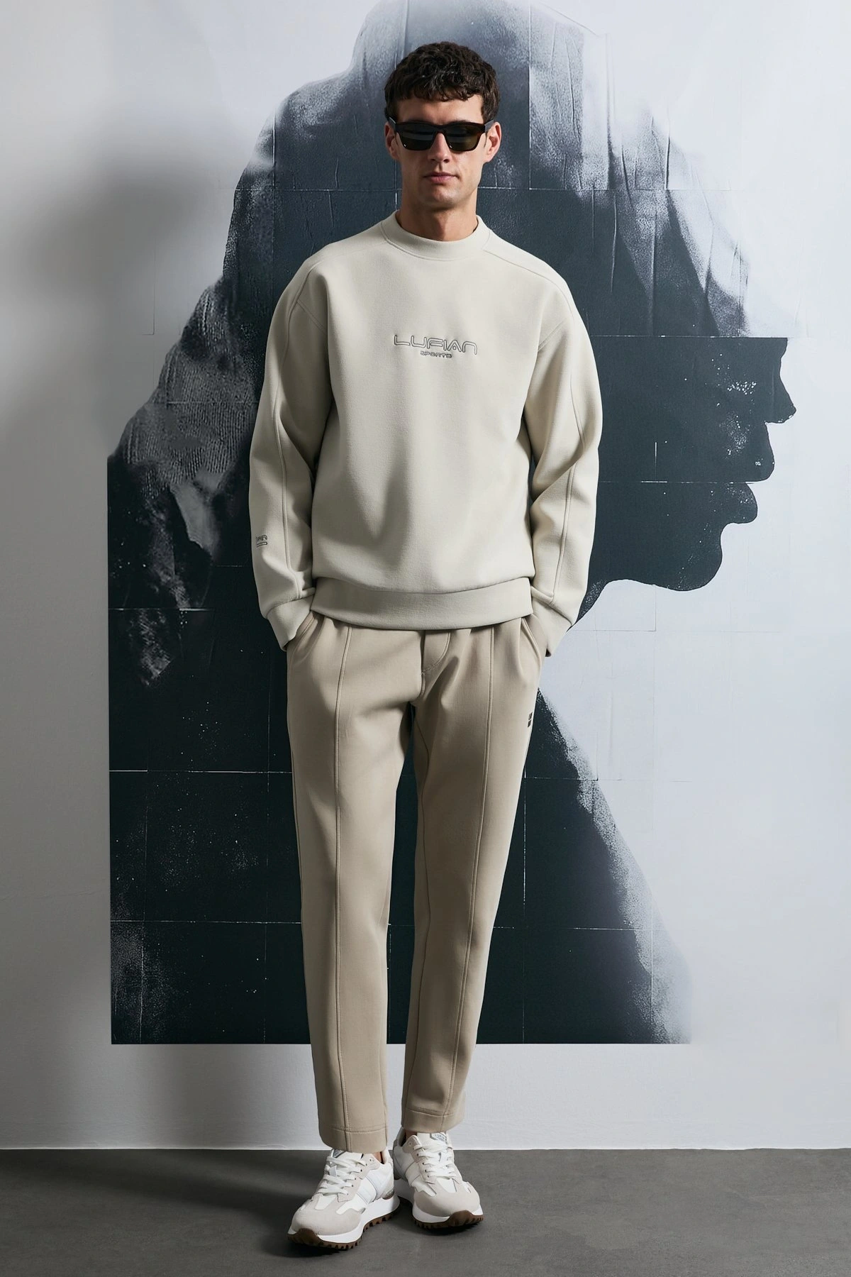 Lufian Rex Erkek Bej Eşofman Altı 112050075