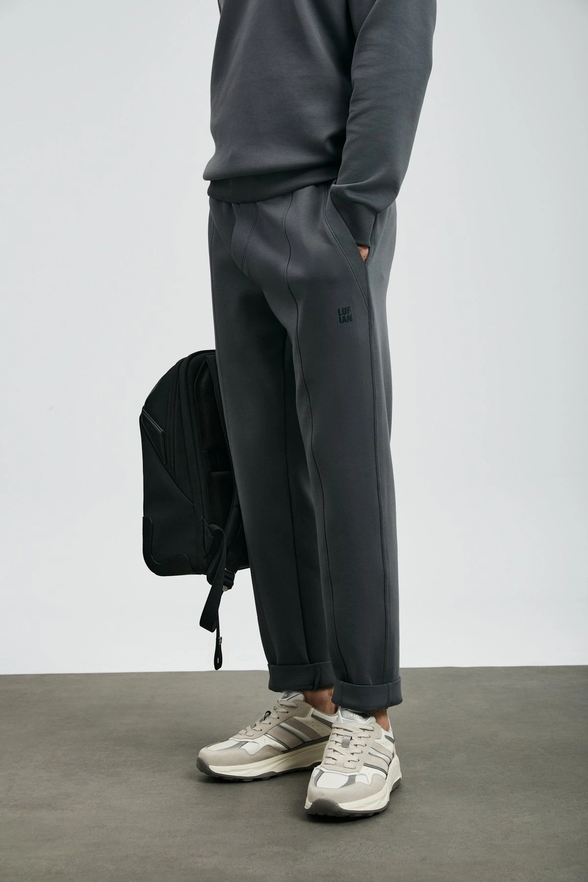 Lufian Rex Erkek Koyu Gri Eşofman Altı 112050075