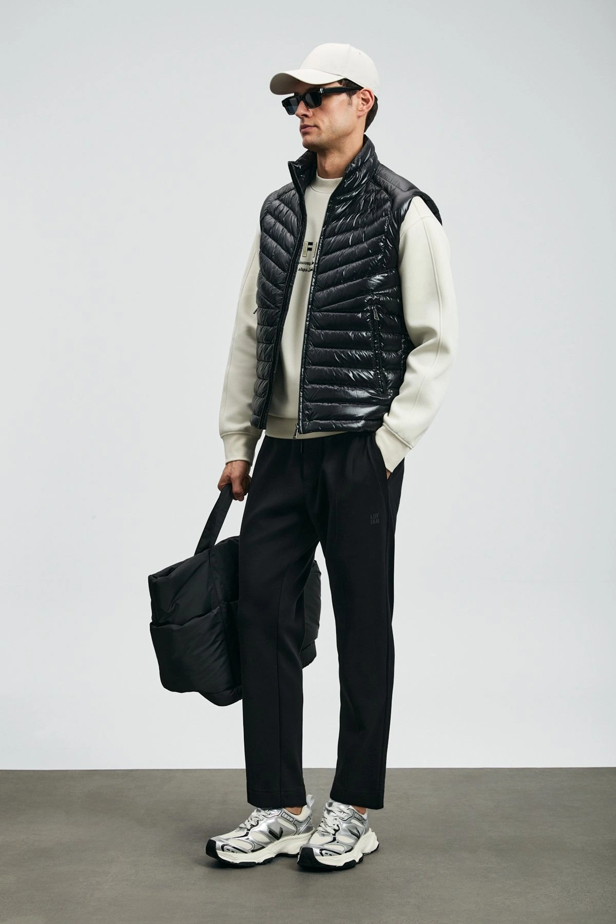 Lufian Rex Erkek Siyah Eşofman Altı 112050075