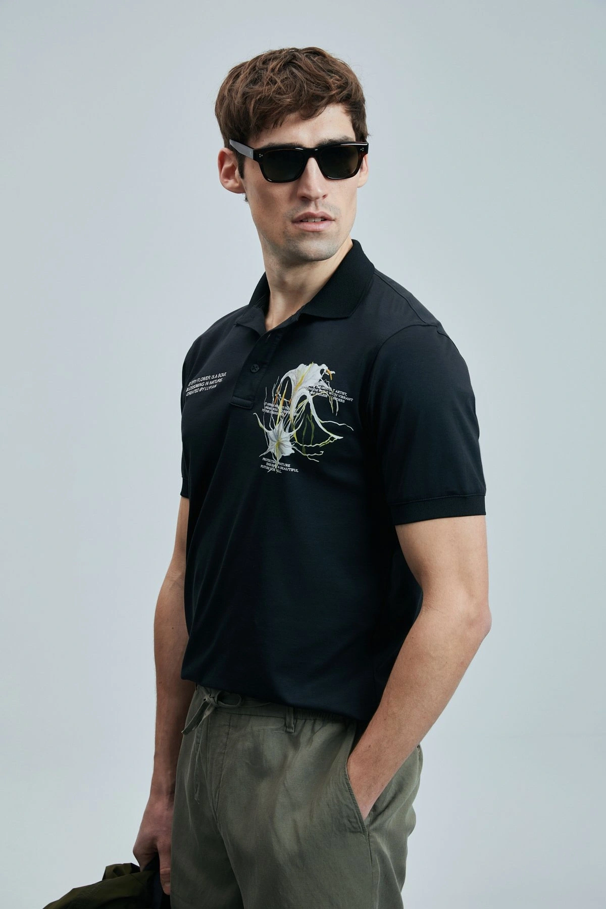 Lufian Ross Chino Erkek Yeşil Slim Şort 111210077