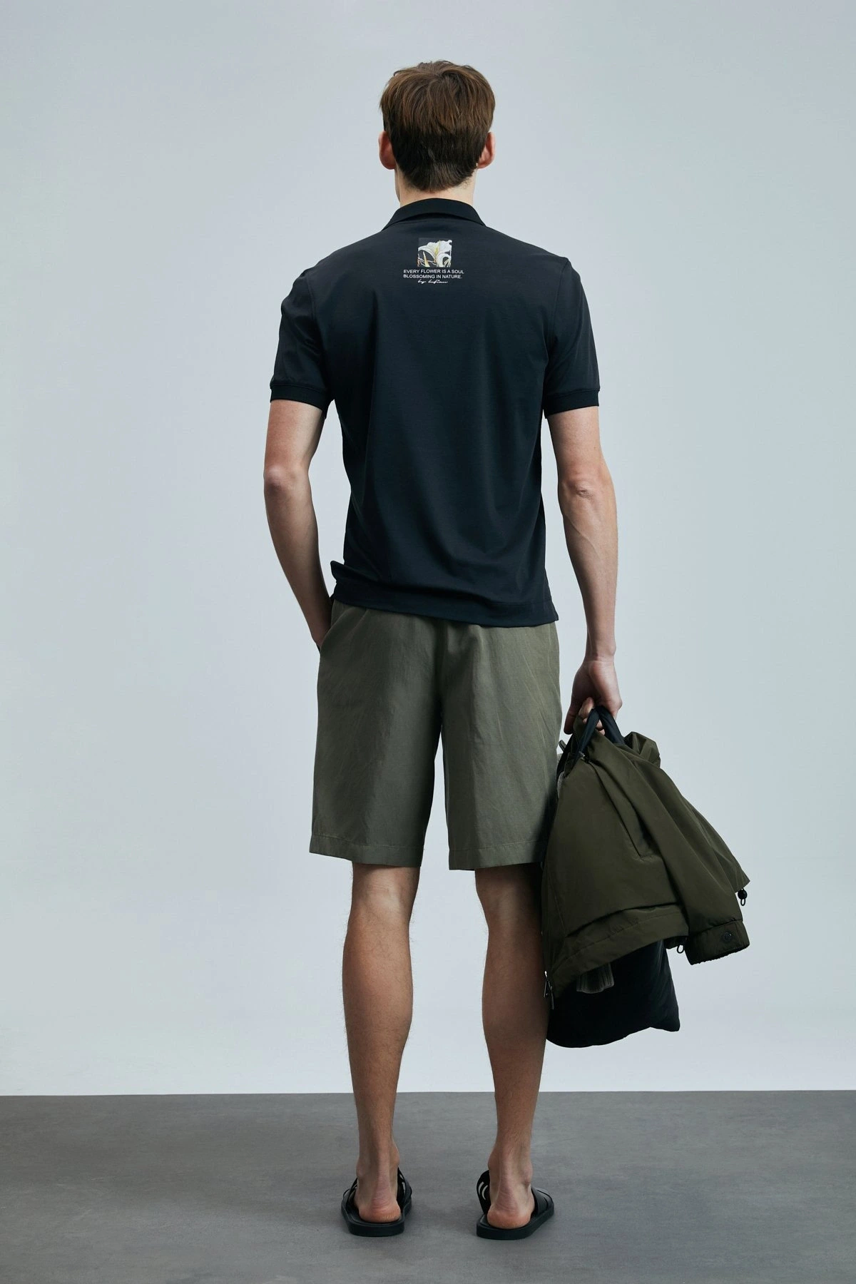 Lufian Ross Chino Erkek Yeşil Slim Şort 111210077