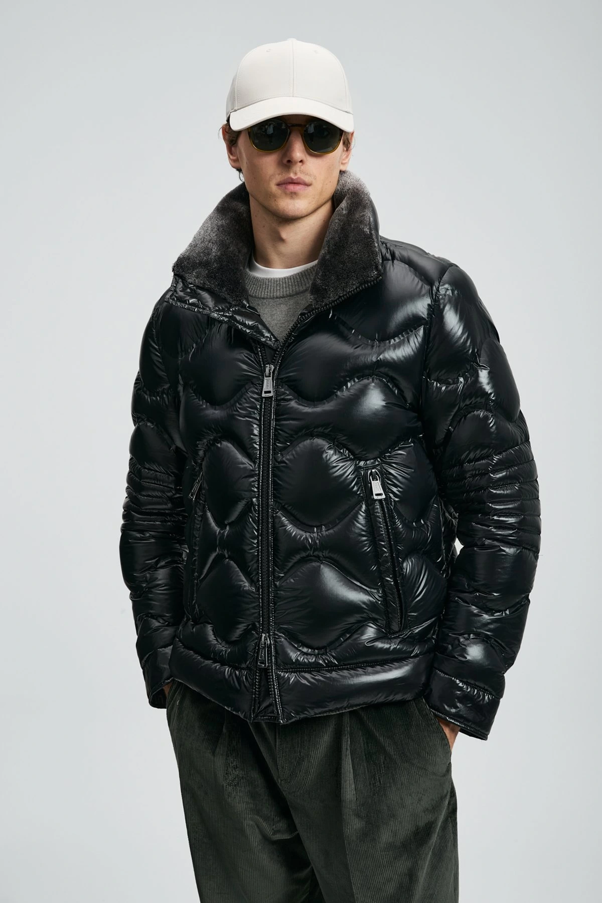 Lufian Roy Kaz Tüyü Erkek Siyah Mont 112120247