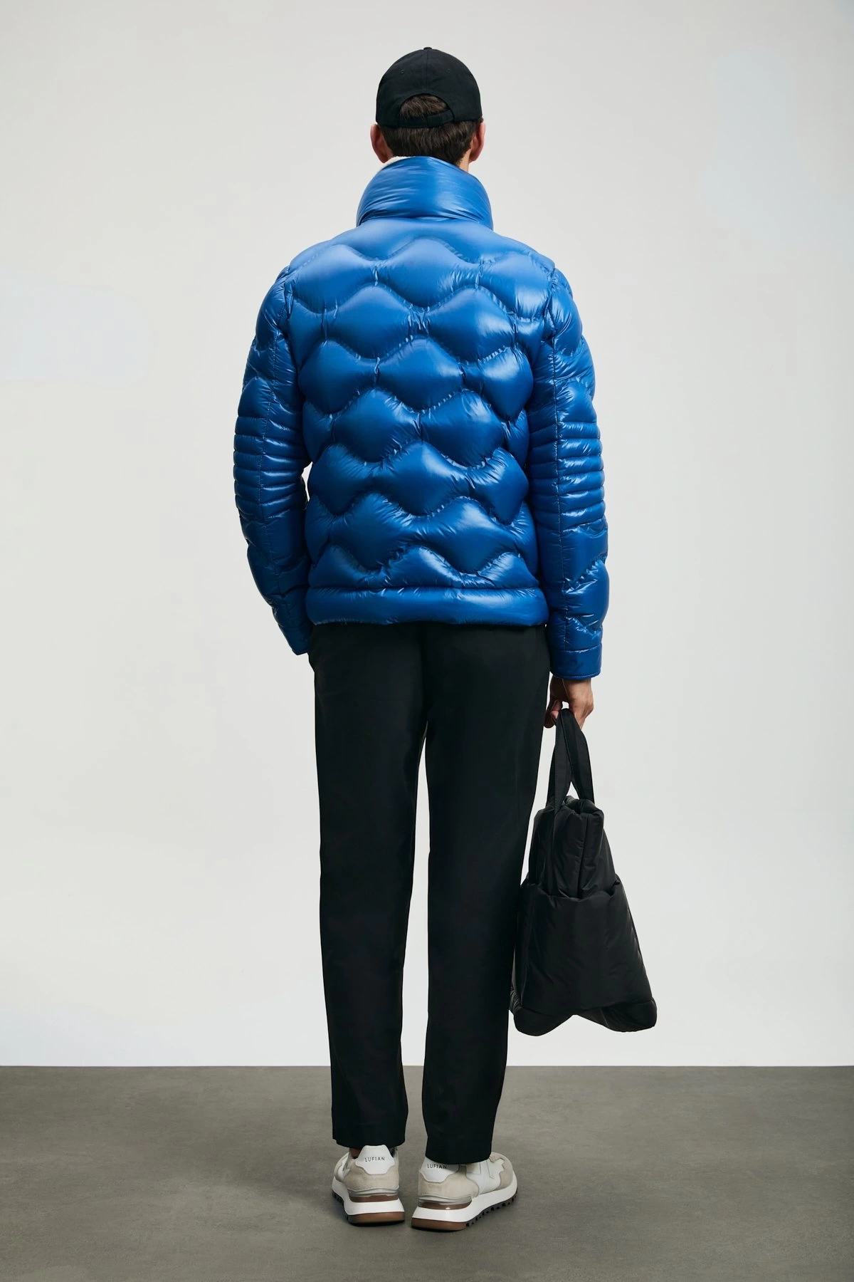 Lufian Roy Kaz Tüyü Erkek Saks Mavisi Mont 112120247