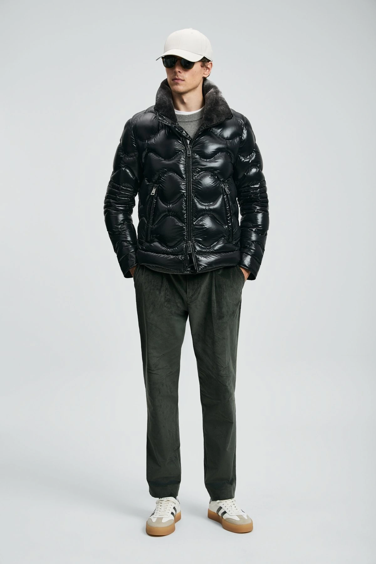 Lufian Roy Kaz Tüyü Erkek Siyah Mont 112120247