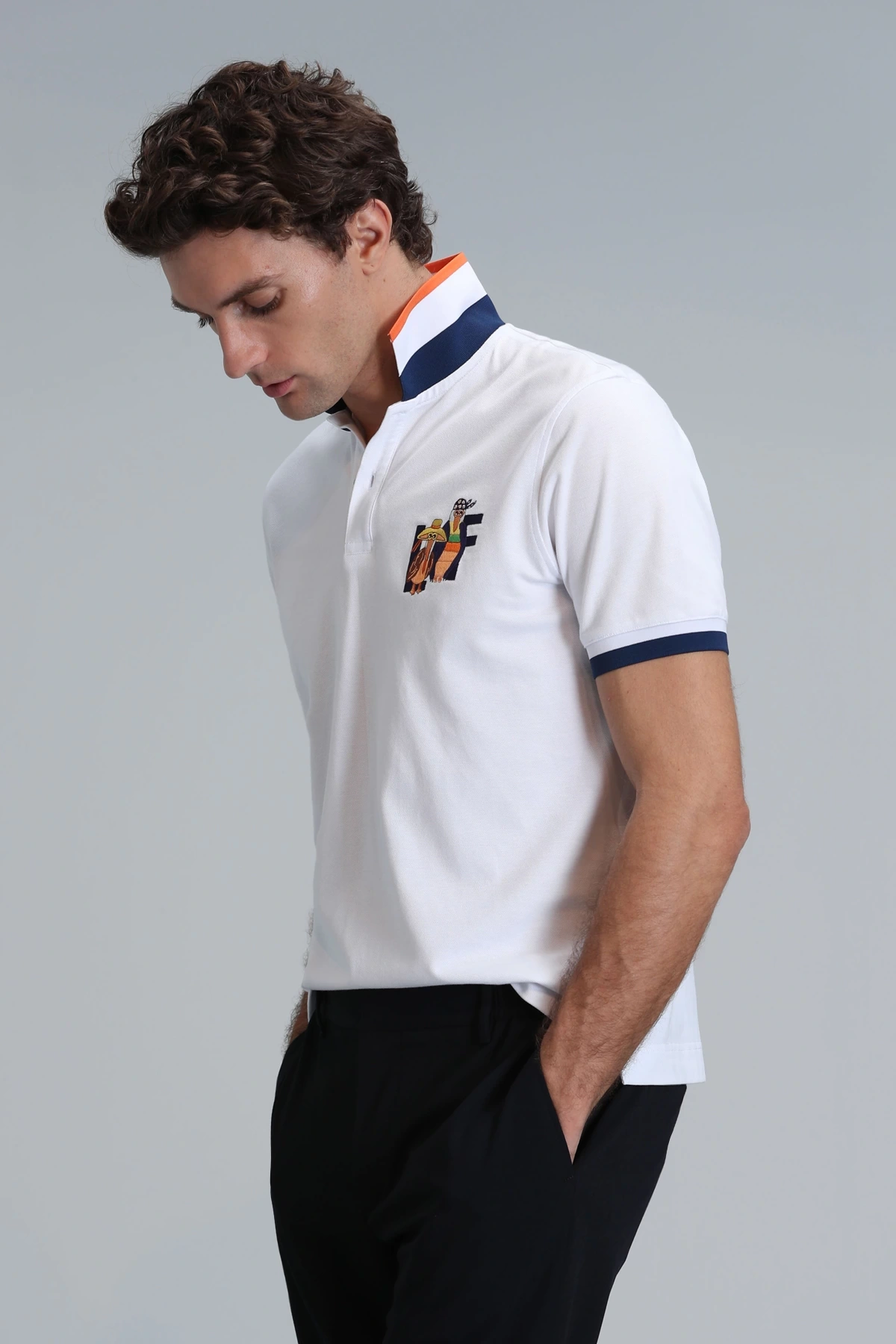 Lufian Erkek Ruby Polo Yaka Beyaz T-Shirt 111040165