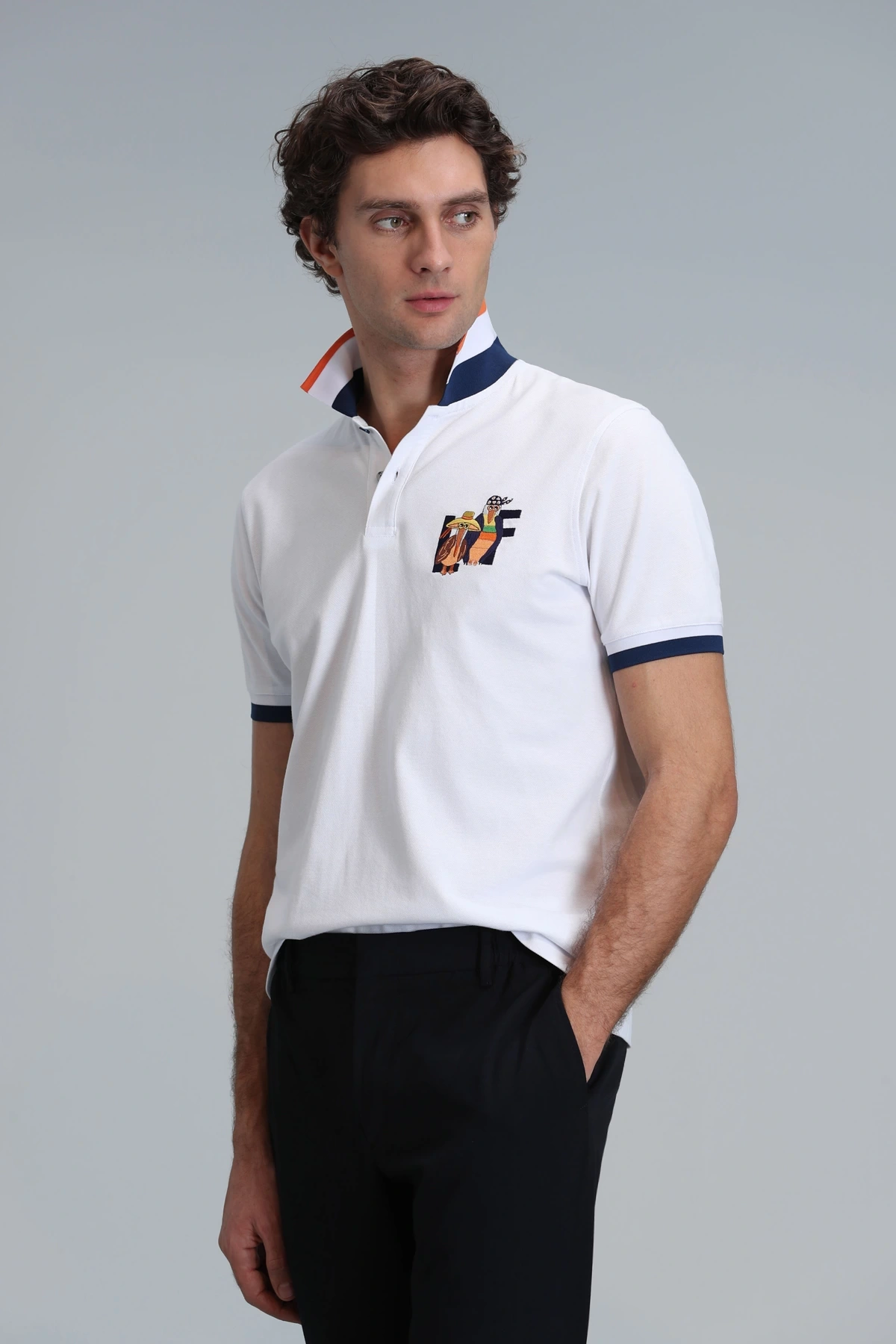 Lufian Erkek Ruby Polo Yaka Beyaz T-Shirt 111040165