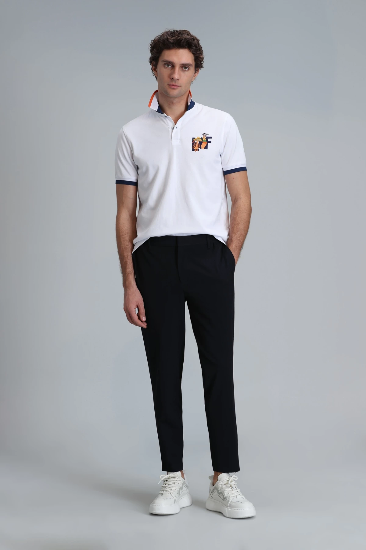 Lufian Erkek Ruby Polo Yaka Beyaz T-Shirt 111040165