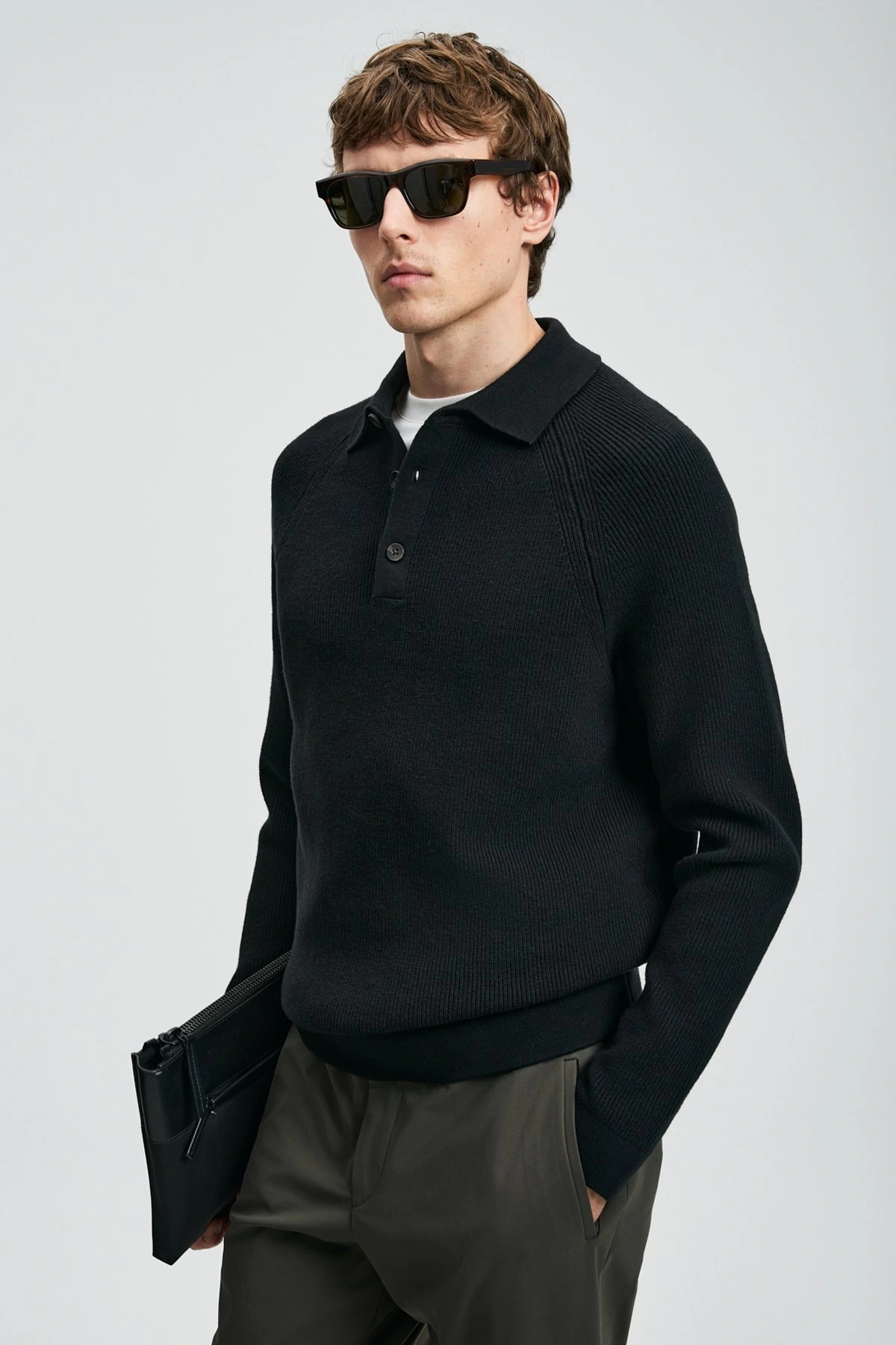 Lufian Erkek Rufus Siyah Kazak 112090170