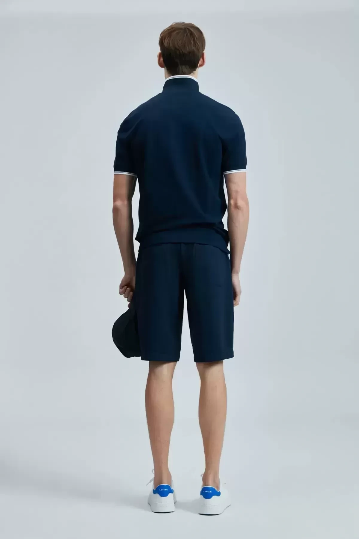 Lufian Erkek Sandor Polo Yaka Lacivert T-Shirt 111040223