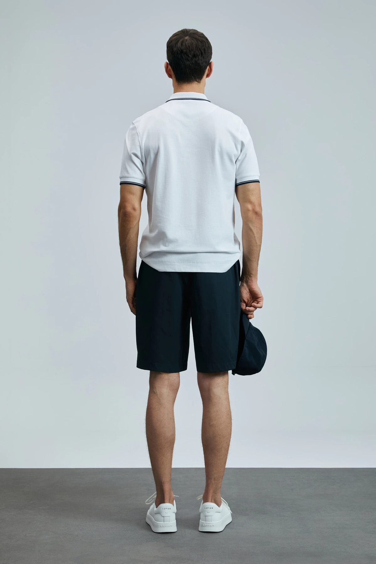 Lufian Erkek Sandor Polo Yaka Beyaz T-Shirt 111040223