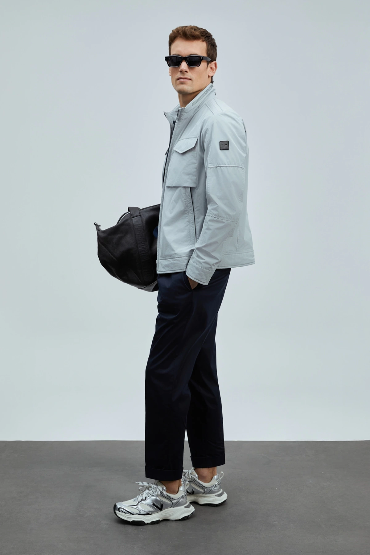 Lufian Scott Erkek Açık Gri Mont 111120066