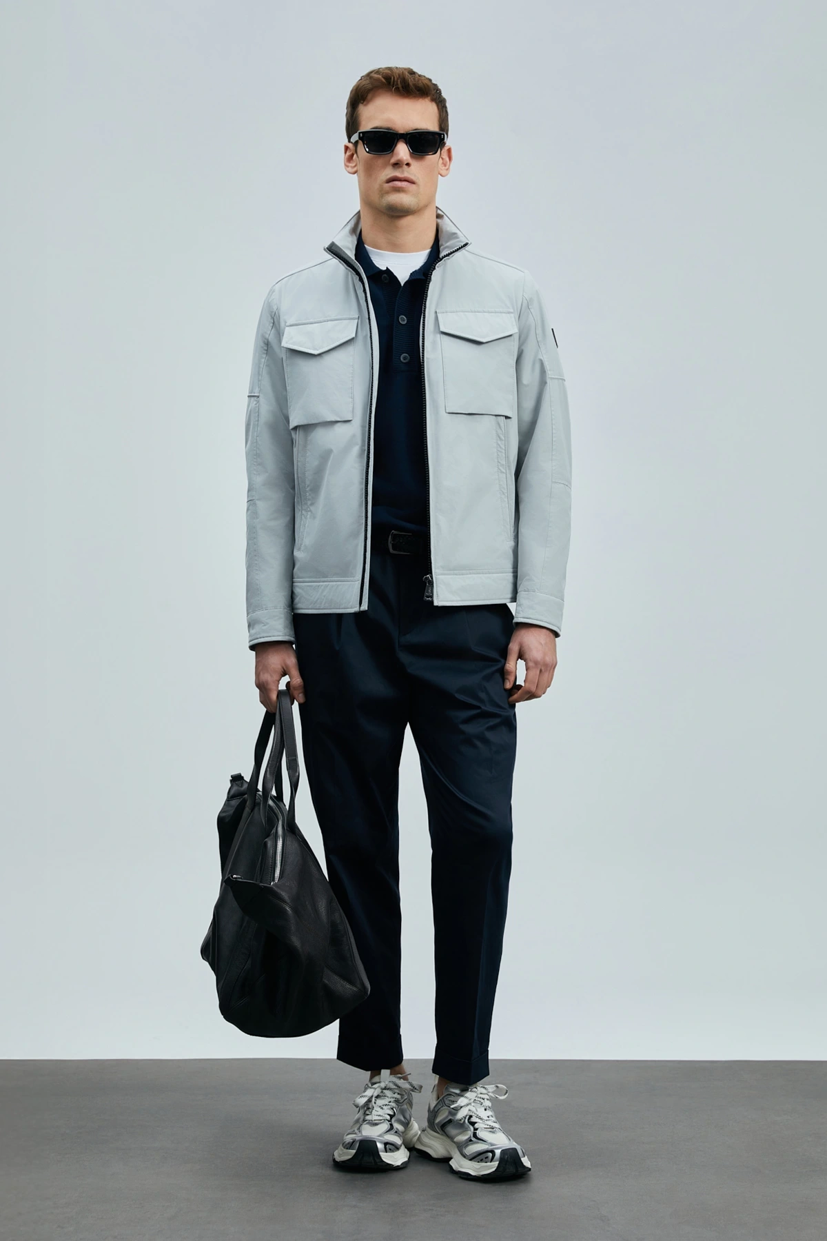 Lufian Scott Erkek Açık Gri Mont 111120066