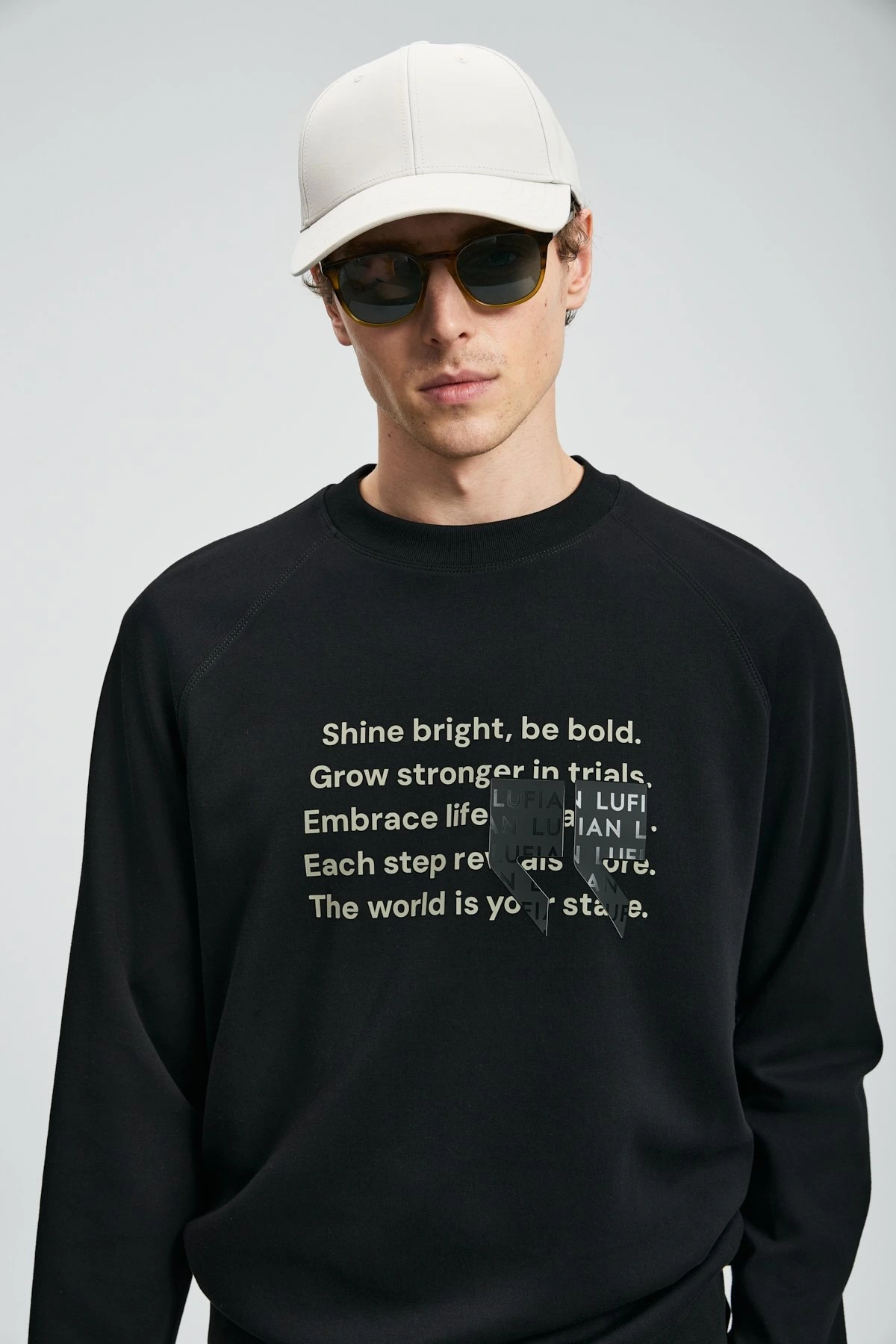 Lufian Erkek Shadow Siyah Sweatshirt 112030174