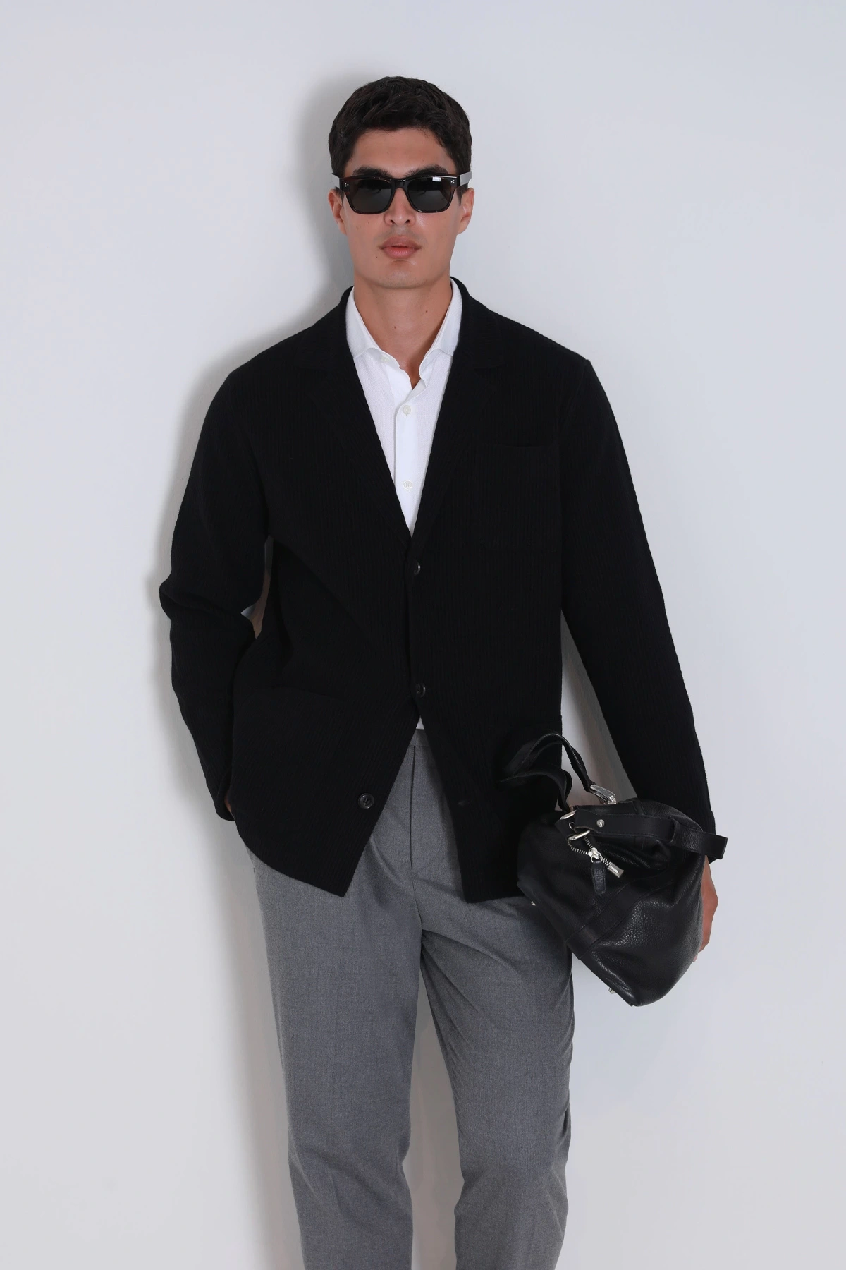 Lufian Shay Erkek Siyah Hırka 112100066