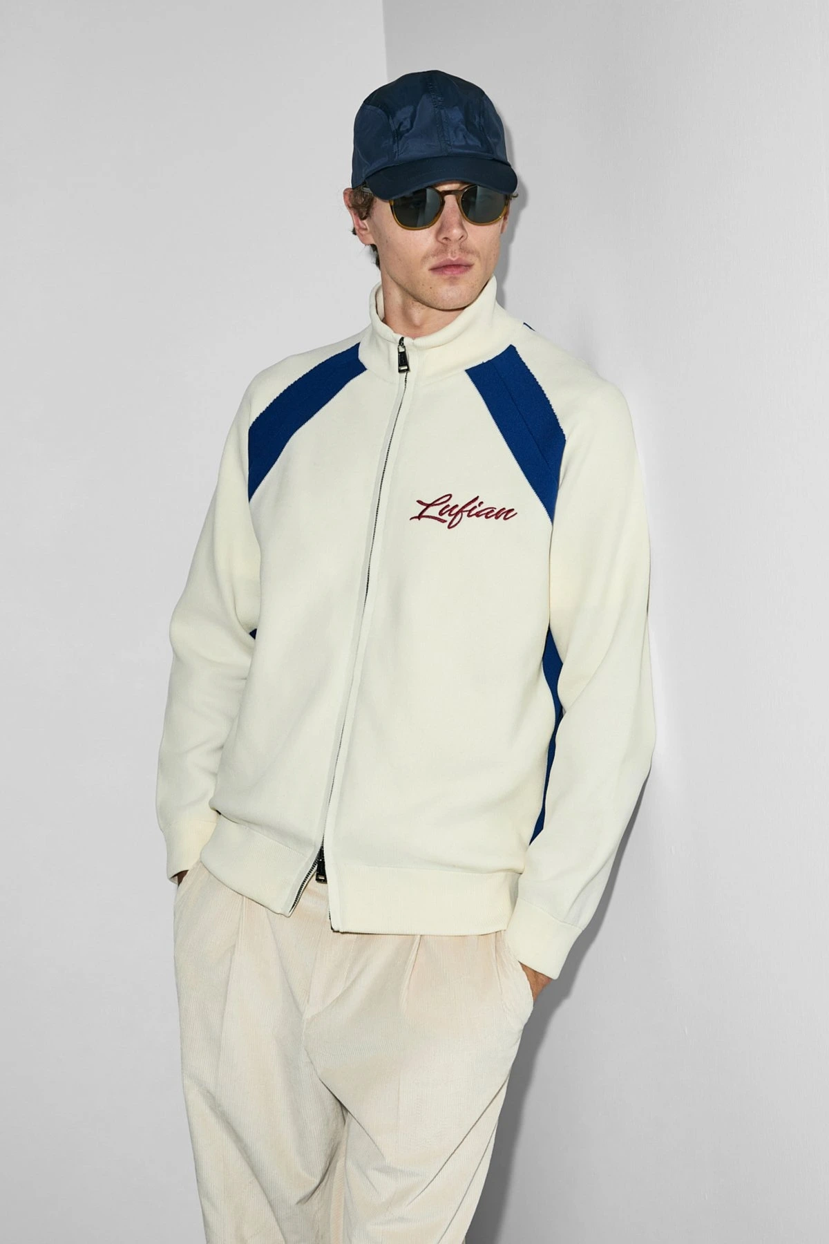 Lufian Erkek Shine Kırık Beyaz Hırka 112100081