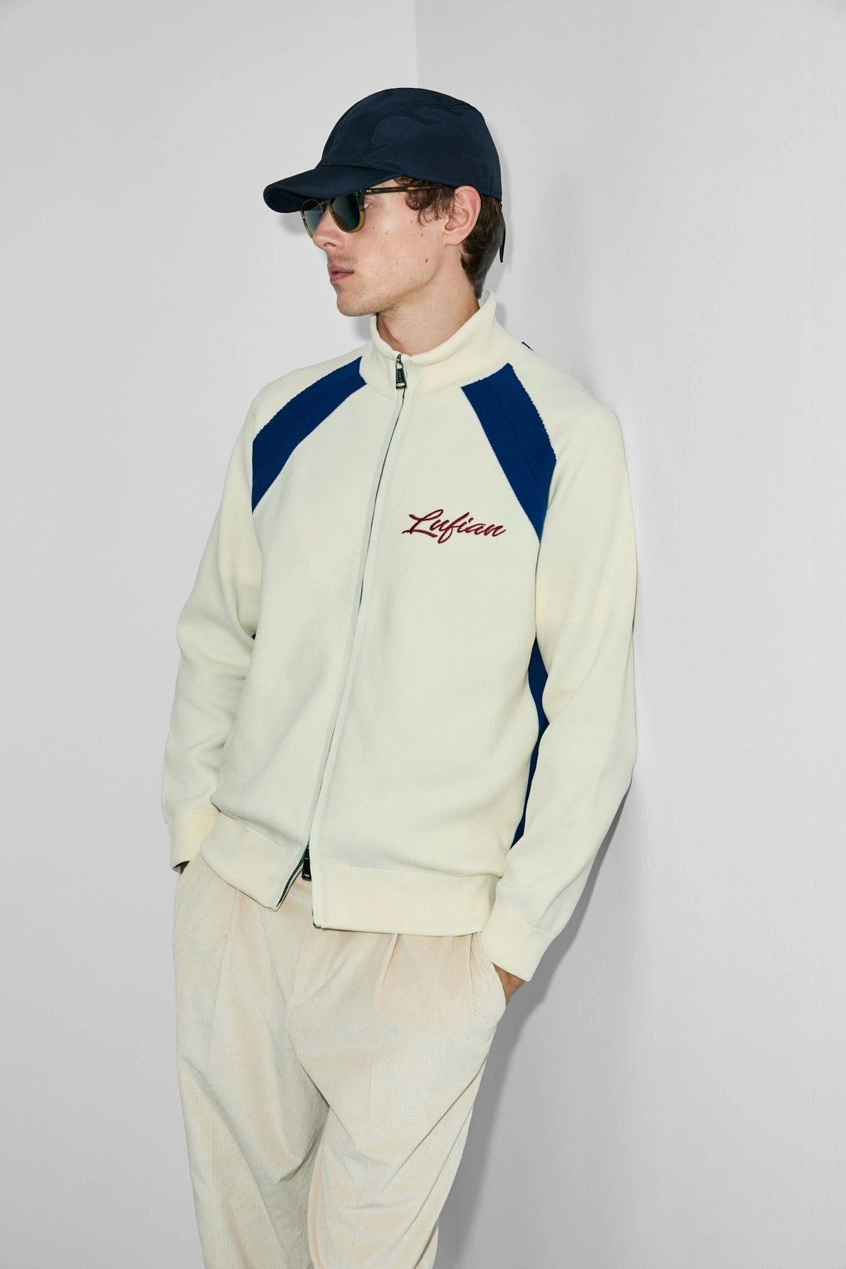 Lufian Erkek Shine Kırık Beyaz Hırka 112100081