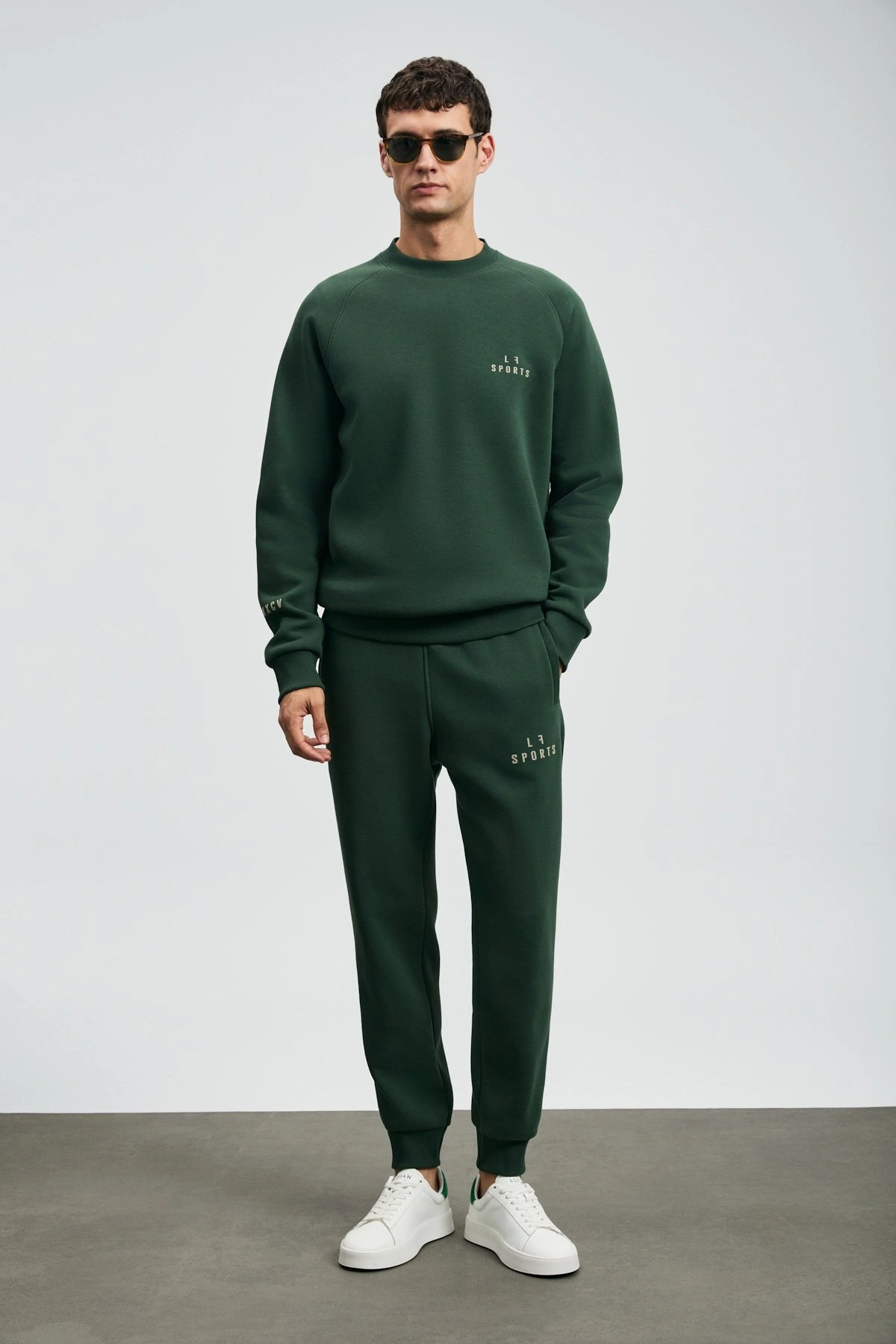 Lufian Sigma Erkek Çimen Yeşili Sweatshirt 112030186