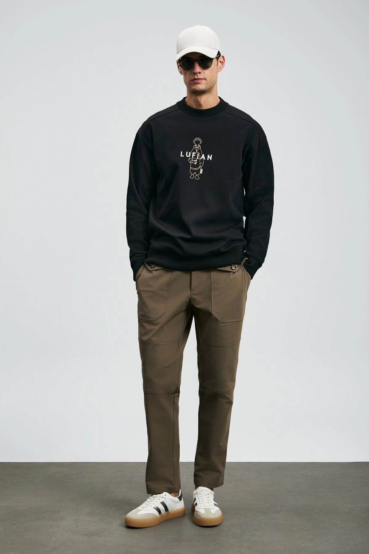 Lufian Erkek Simba Siyah Sweatshirt 112030175