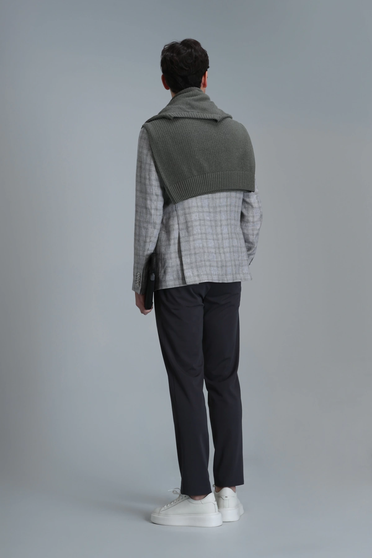 Lufian Erkek Simon Chino Slim Fit Yeşil Pantolon 111190324