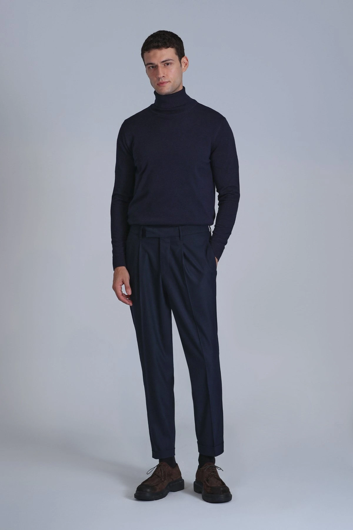 Lufian Soil Erkek Lacivert Kazak 112090126