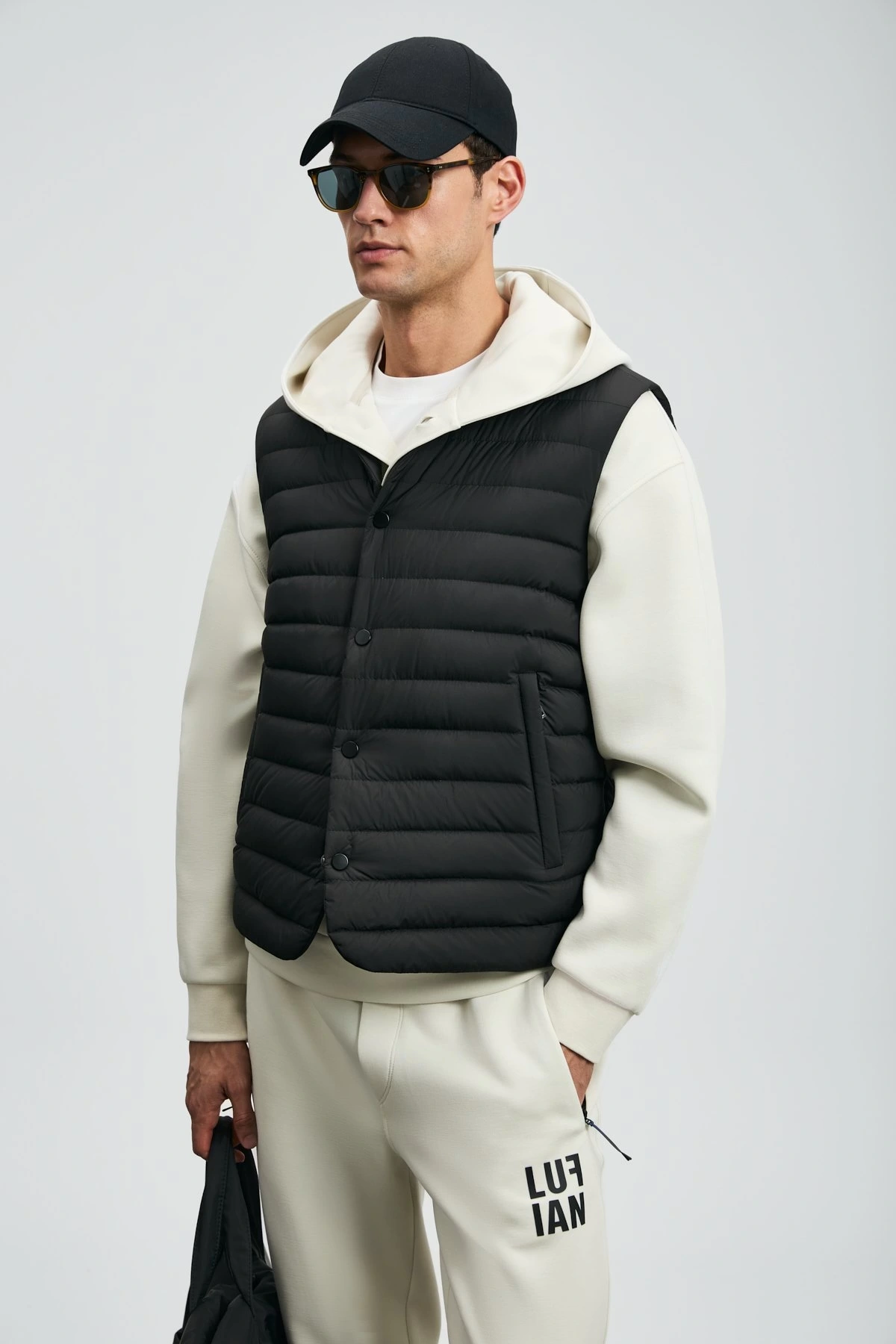 Lufian Soon Erkek Siyah Yelek 112130027