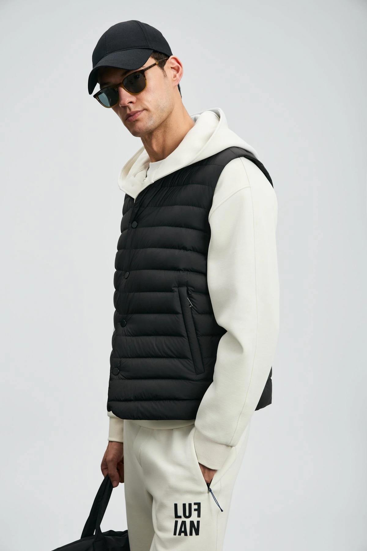 Lufian Soon Erkek Siyah Yelek 112130027