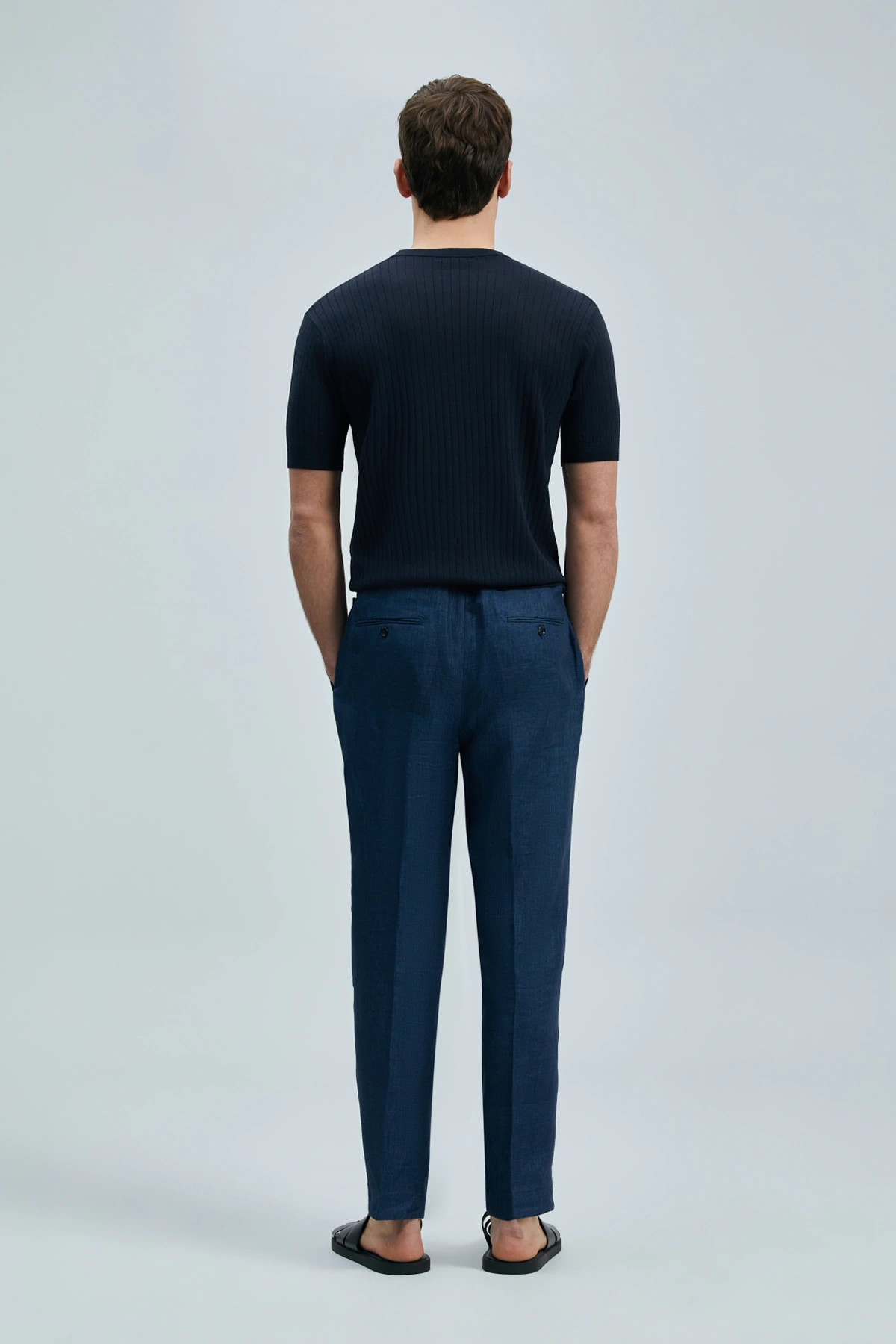 Lufian Spear Erkek Koyu Lacivert T-Shirt 111090097